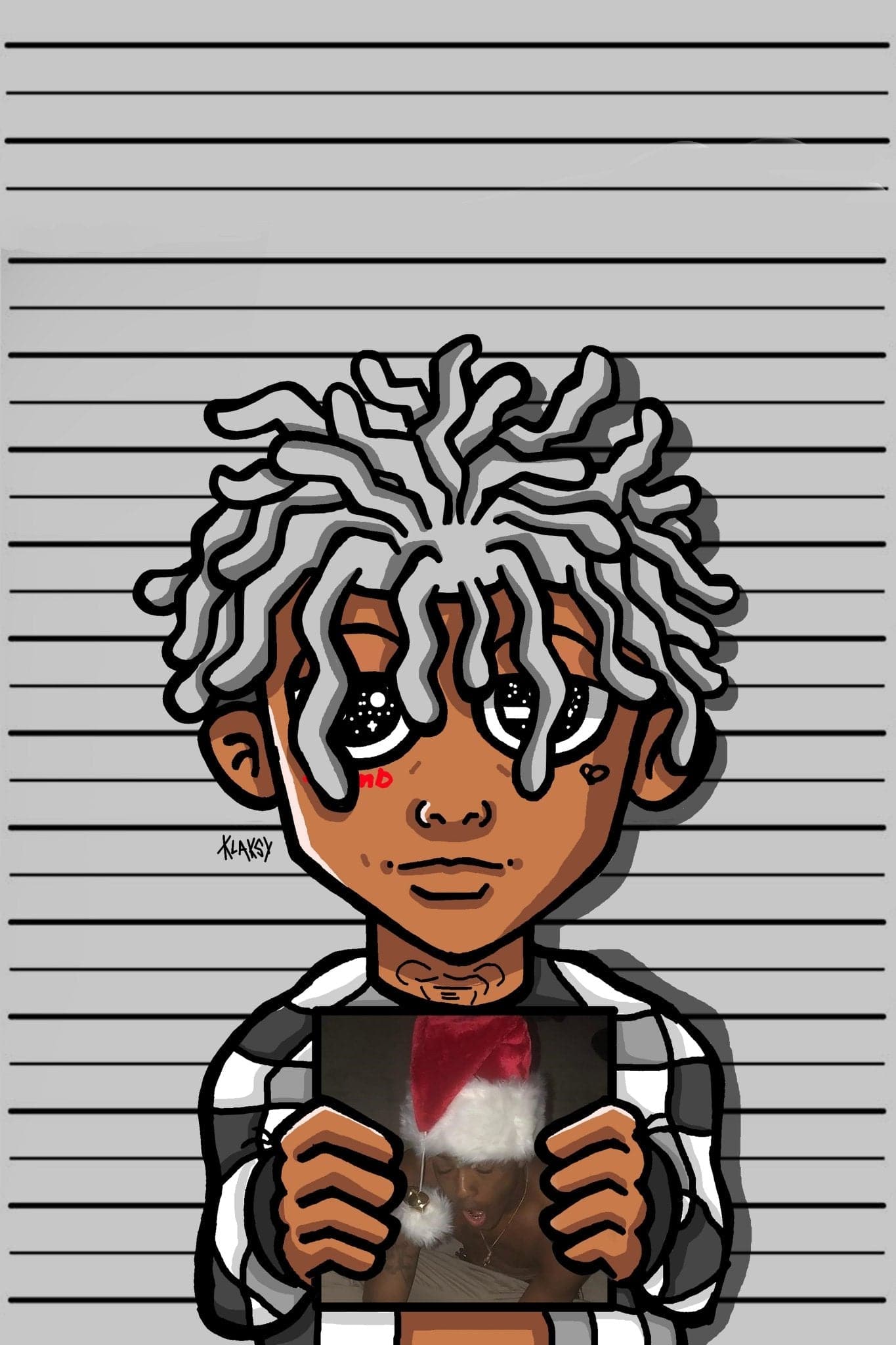 1365x2048 XXXTentacion 'A Ghetto Christmas Carol' Mugshot Poster