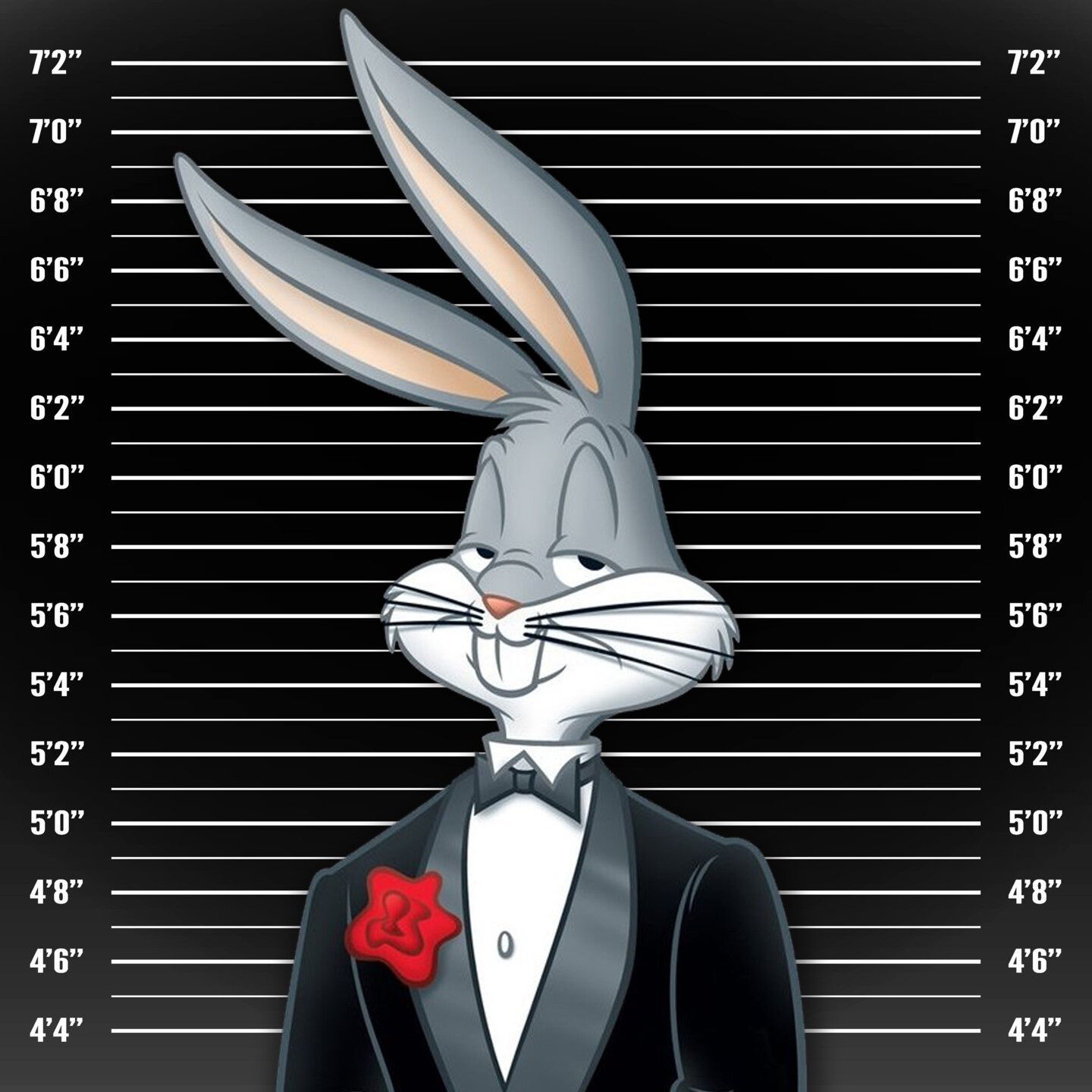 1440x1440 Bugs Bunny Mug Shot Mugshot, Painting