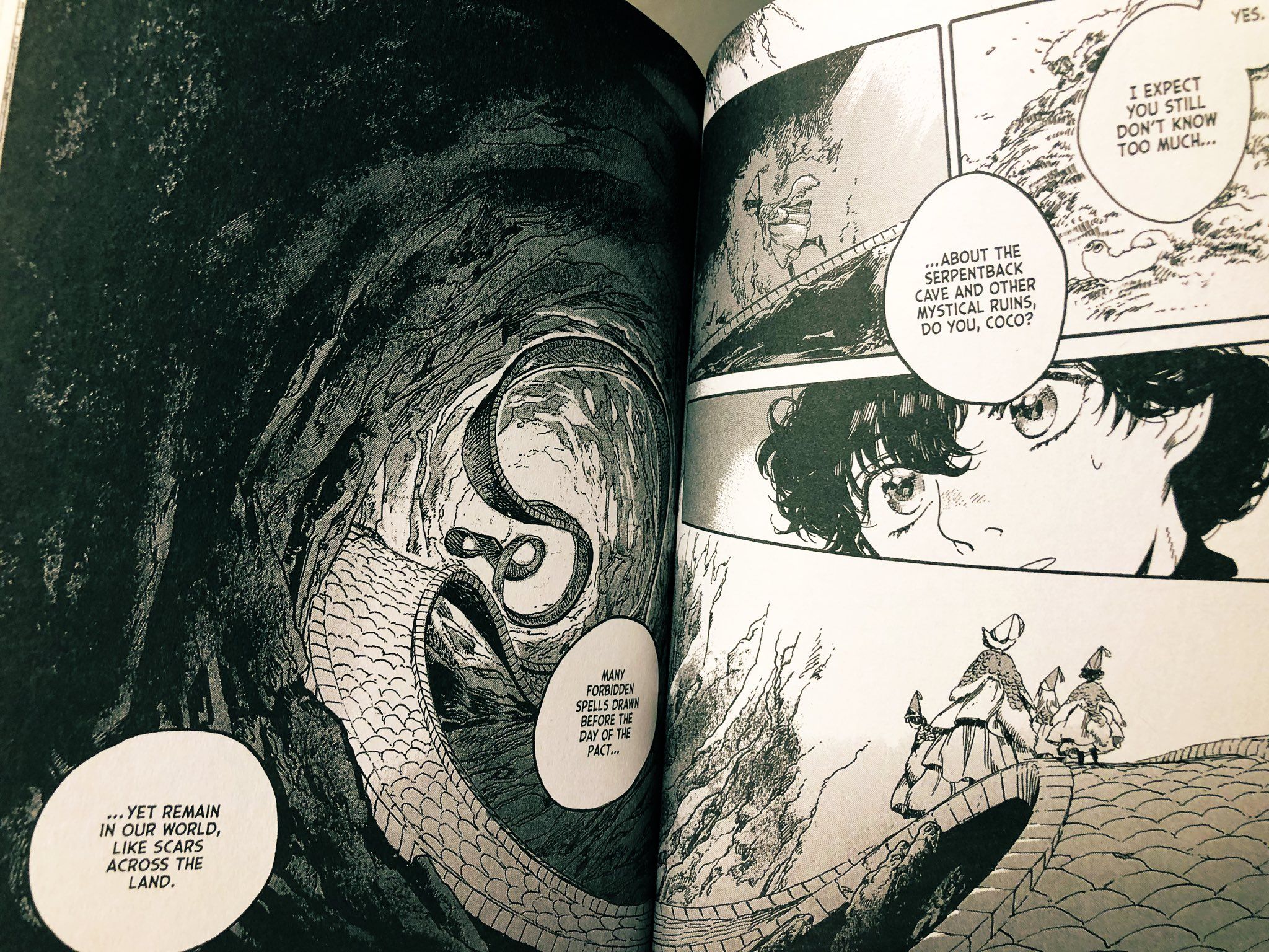 2048x1536 Minovsky on X: Witch Hat Atelier's consistently got the prettiest background spreads around. / X