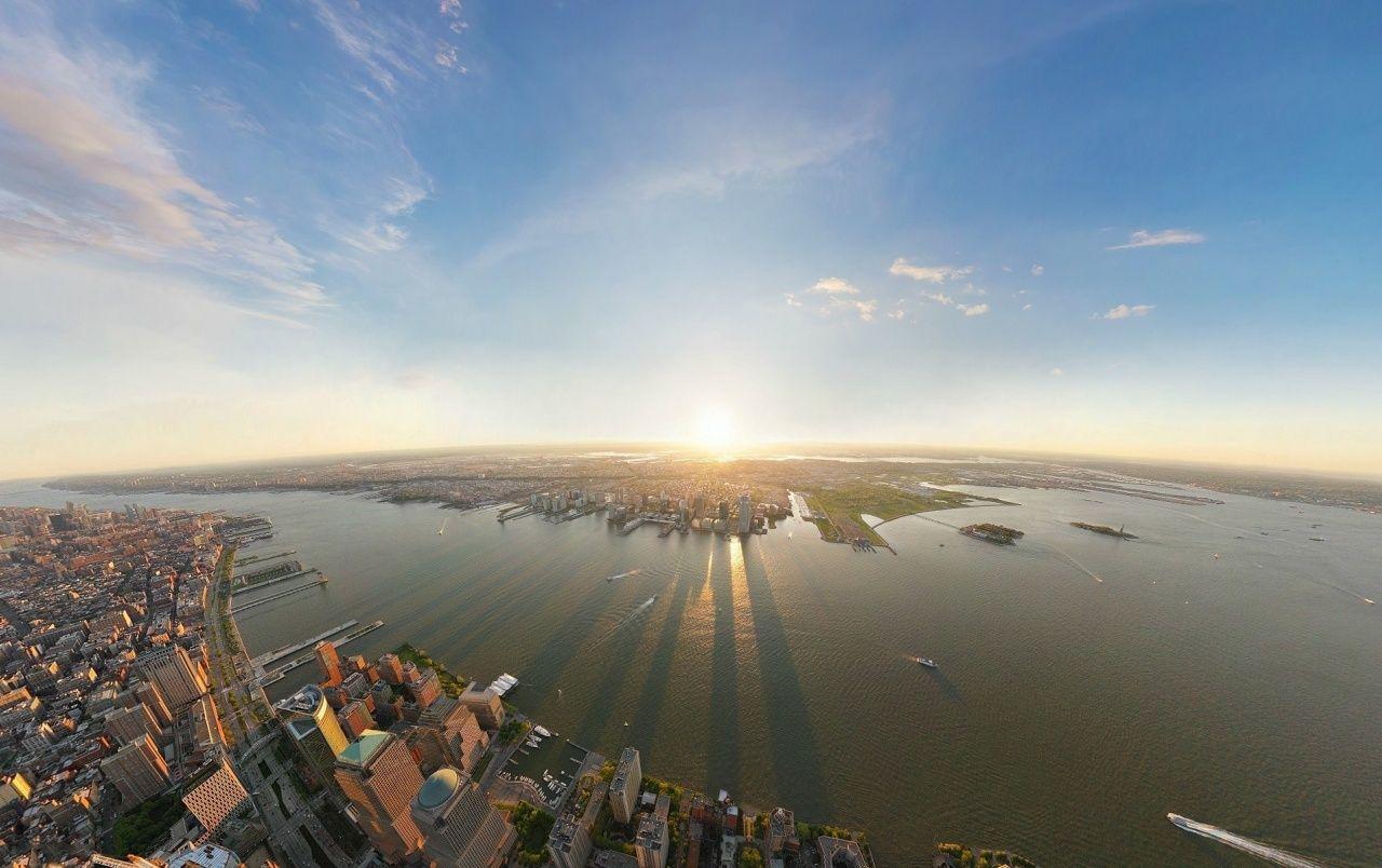 1280x804 New York City Sunset wallpaper. New York City Sunset stock