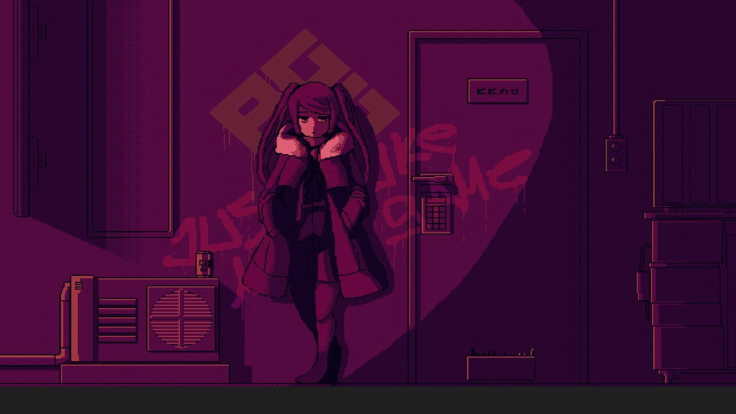 2560x1440 VA 11 Hall A Cyberpunk Bartender Action 1440P Resolution HD 4k Wallpaper, Image, Background, Photo and Picture