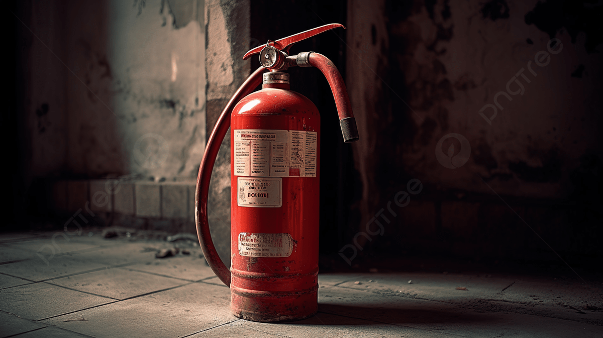 1200x673 Fire Extinguisher In An Abandoned Building Background, A Picture Of A Fire Extinguisher Background Image And Wallpaper for Free Download