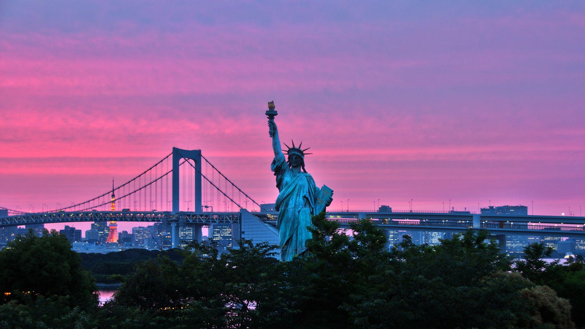 1920x1080 Statue of Liberty HD Desktop Wallpaper 17009