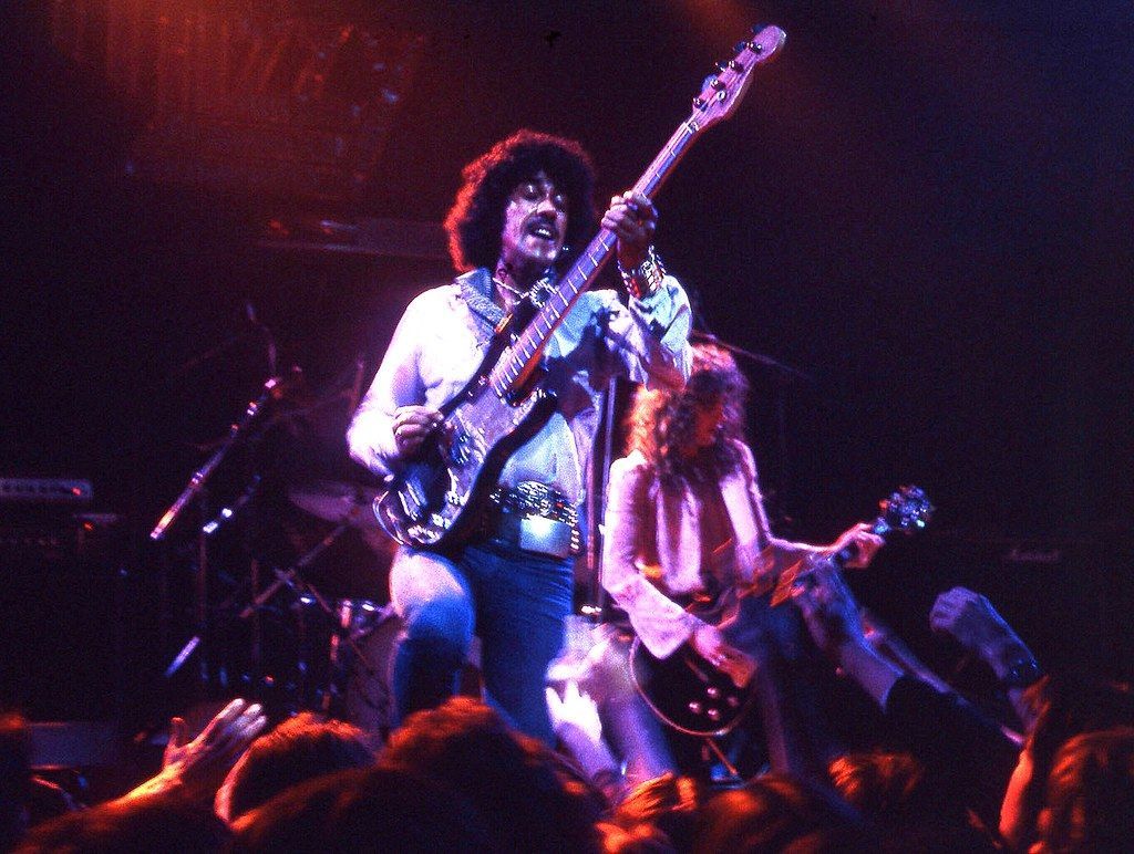 1024x772 Phil Lynott 1977 Thin Lizzy the boys are back in town