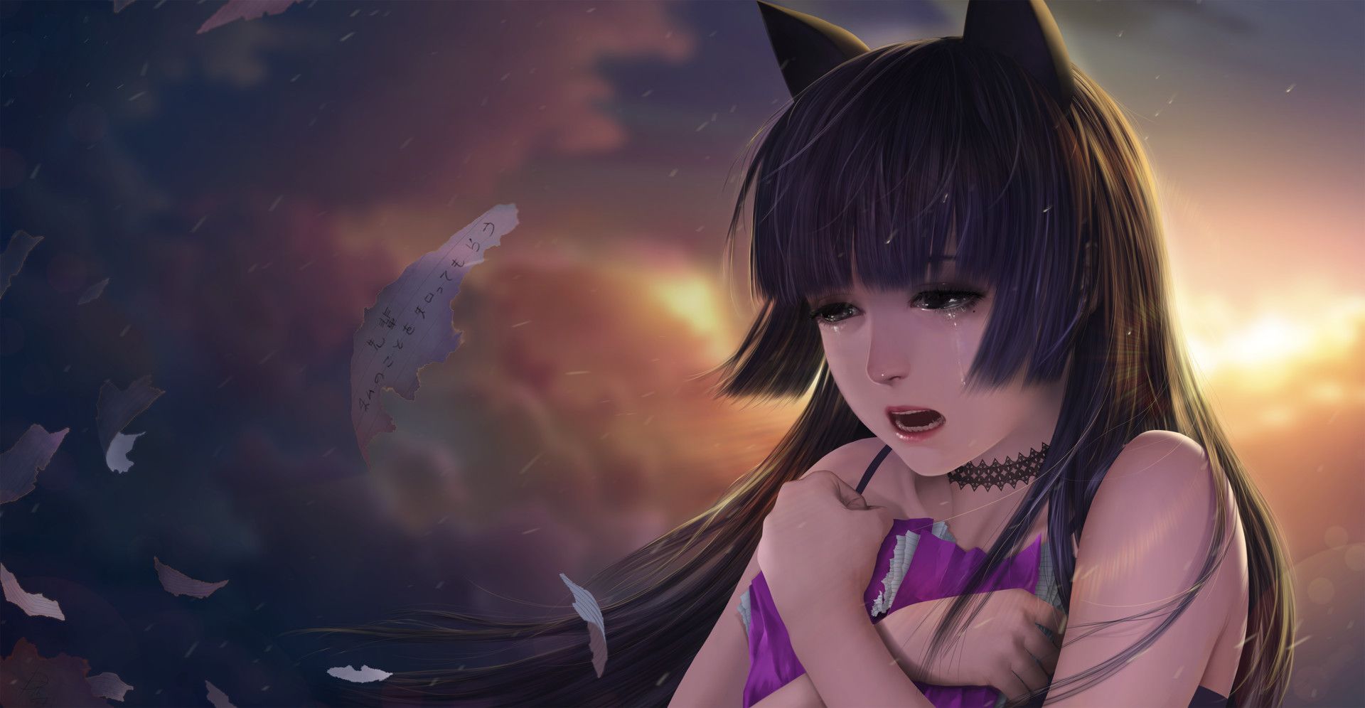 1920x996 Gokou Ruri (Kuroneko) fanart