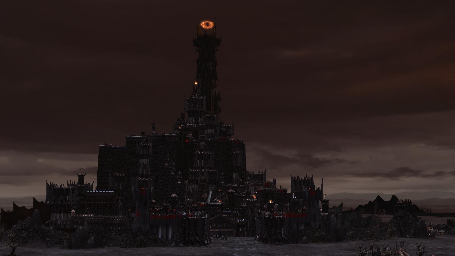 1920x1080 Barad Dûr Image [The History Of Ages] 2023 [History Of Middle Earth] Mod For Battle For Middle Earth II: Rise Of The Witch King