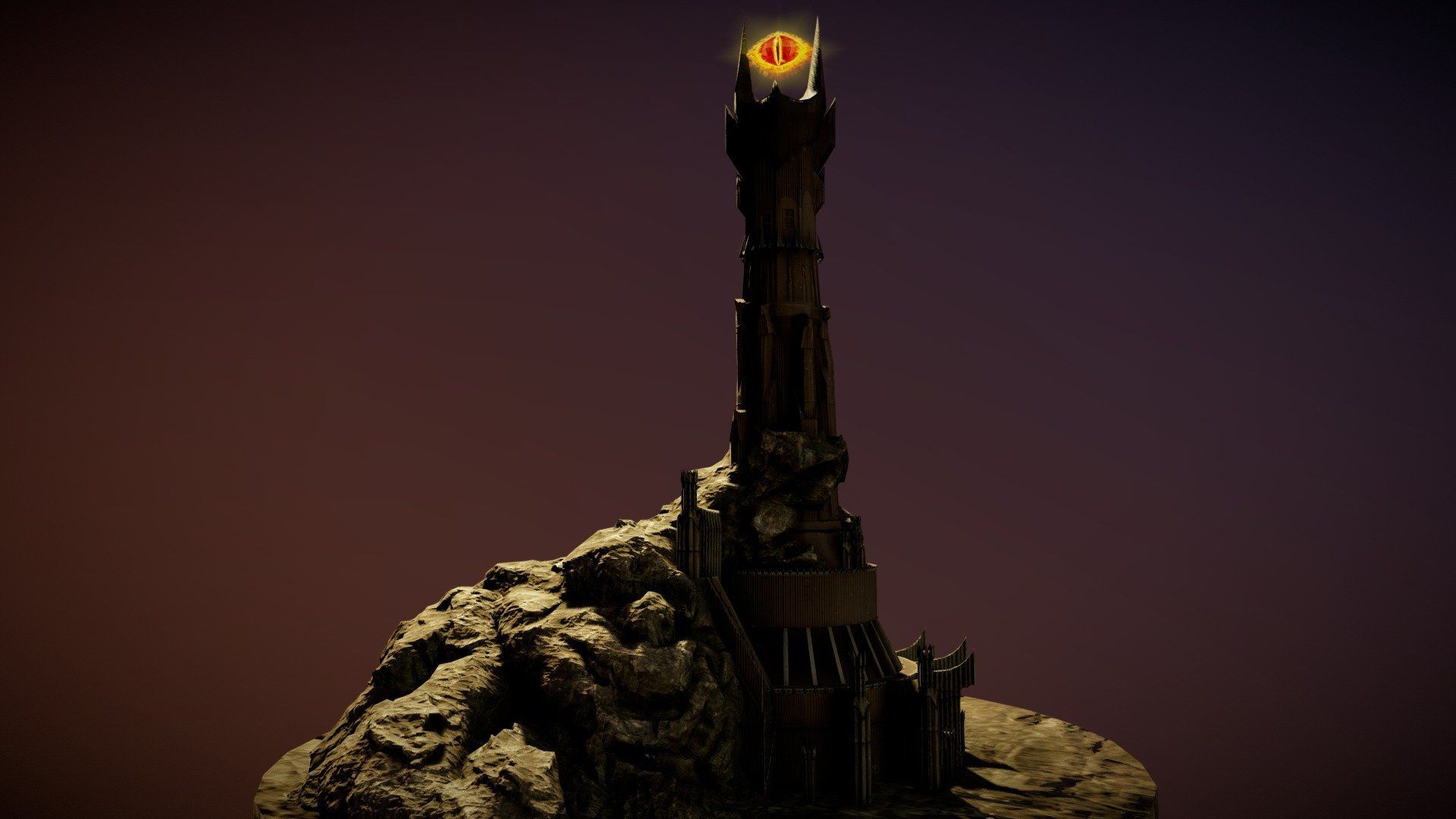 1920x1080 Barad Dûr's Model Model By Kuckbert [d0e09ab]