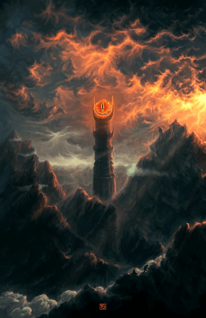 720x1110 Barad Dûr. Middle Earth Art, Lord Of The Rings, Lotr Art