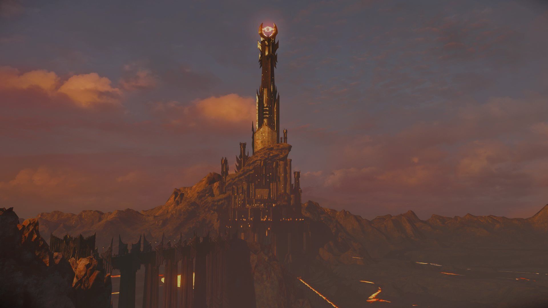 1920x1080 Shadow Of War On X: Barad Dûr's Might By Ahmed Abo Elnaga, From The Official Fan Gallery At : / X