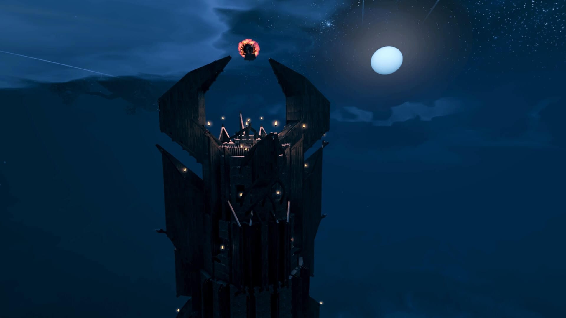 1920x1080 Valheim Player Recreates Sauron's Tower