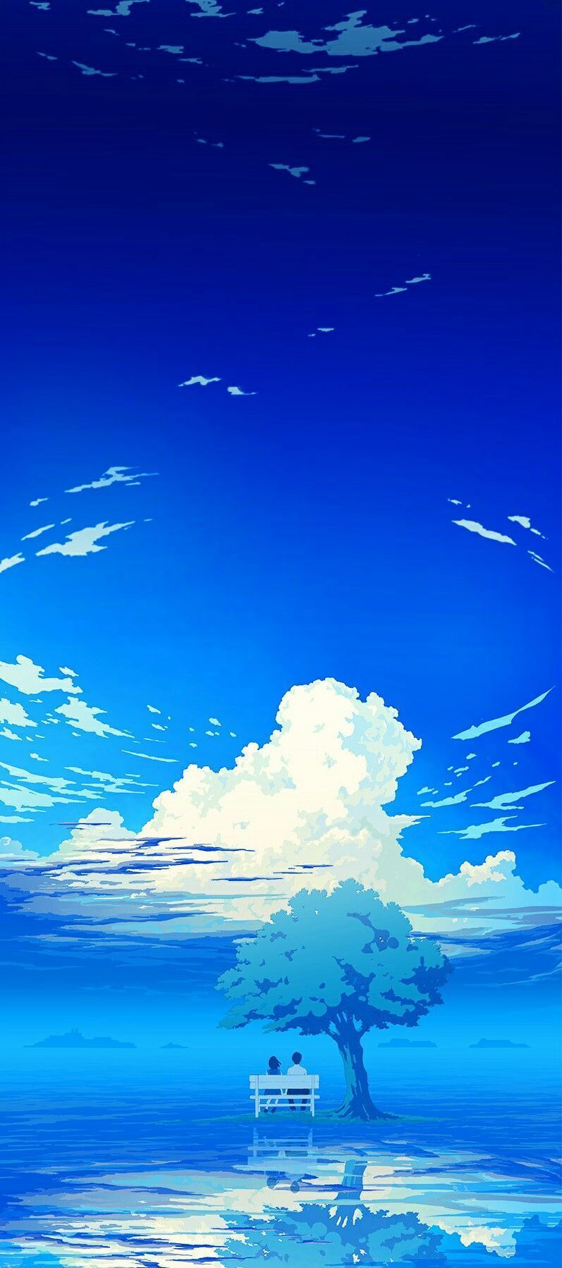 Blue Anime Phone Wallpapers Top Free Blue Anime Phone Backgrounds