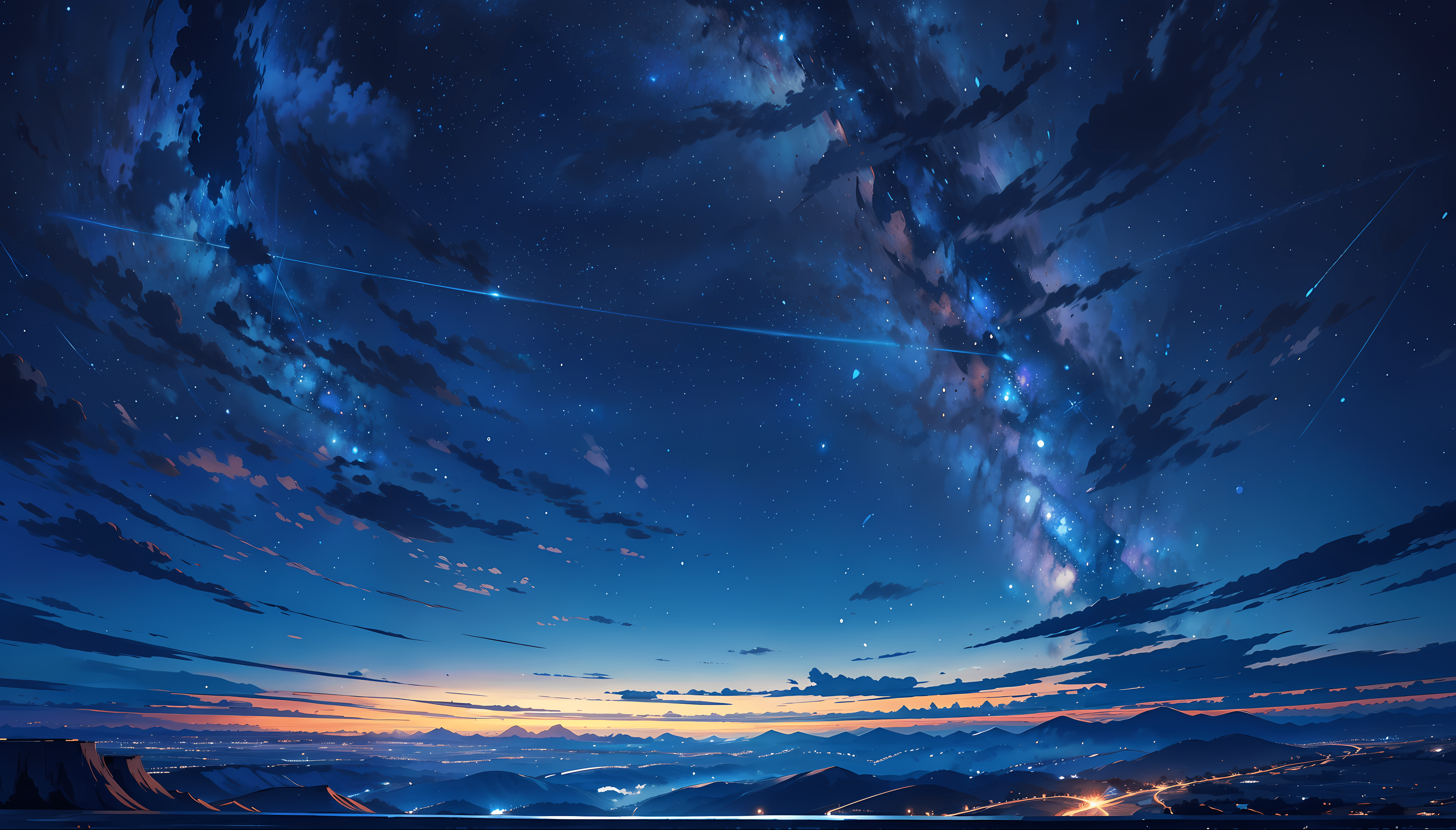 4096x2336 Anime Sky 4k Ultra HD Wallpaper