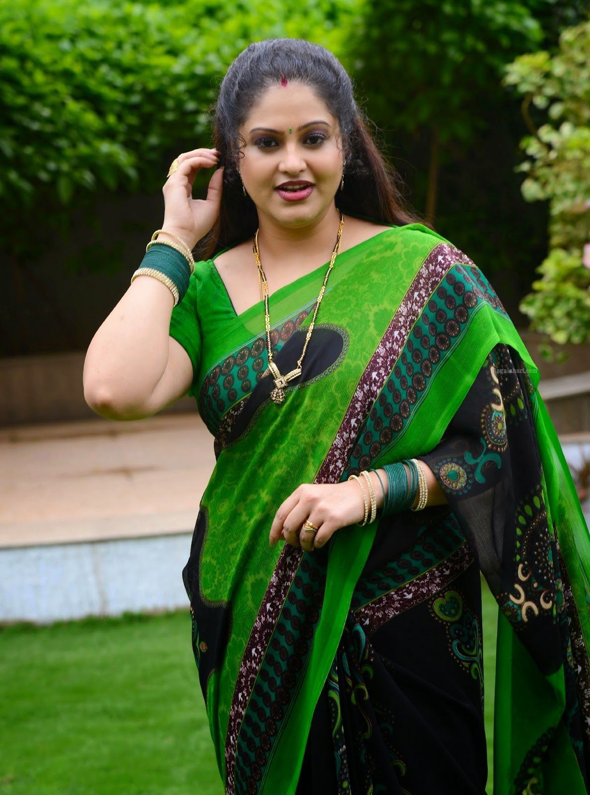 1188x1600 Latest Photo of South Indian Actress Raasi In Green Saree. Craziest Photo Collection