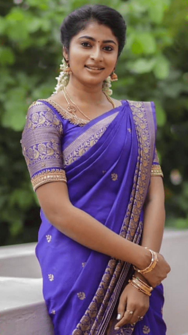 720x1280 In pics: TV actress Vaishnavi Arulmozhi's adorable saree looks​. Times of India