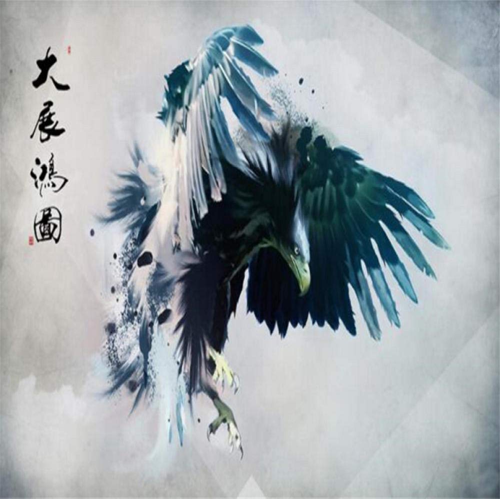 1000x999 Mural 3D Grand Exhibition Eagle Wings Photo Wallpaper Background Wallpaper for Kids Room : Amazon.co.uk: DIY & Tools