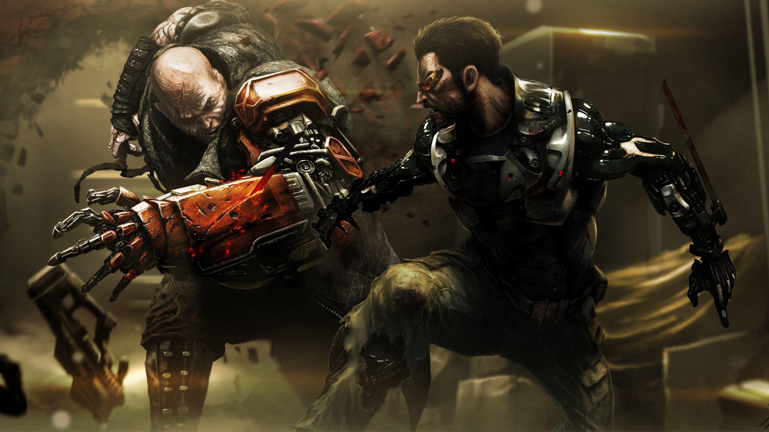 2560x1440 Deus Ex Mankind Divided Concept Art Wallpaper