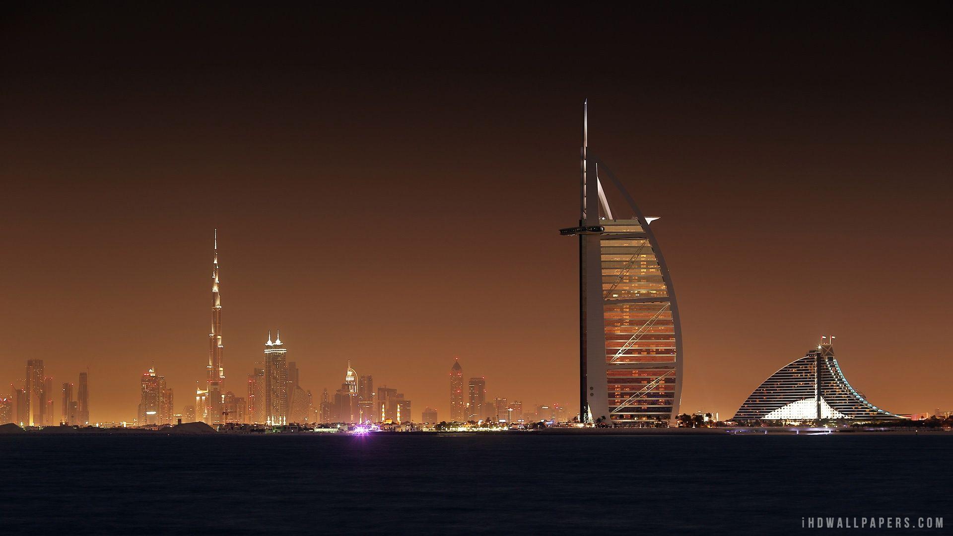1920x1080 Dubai skyline wallpaper