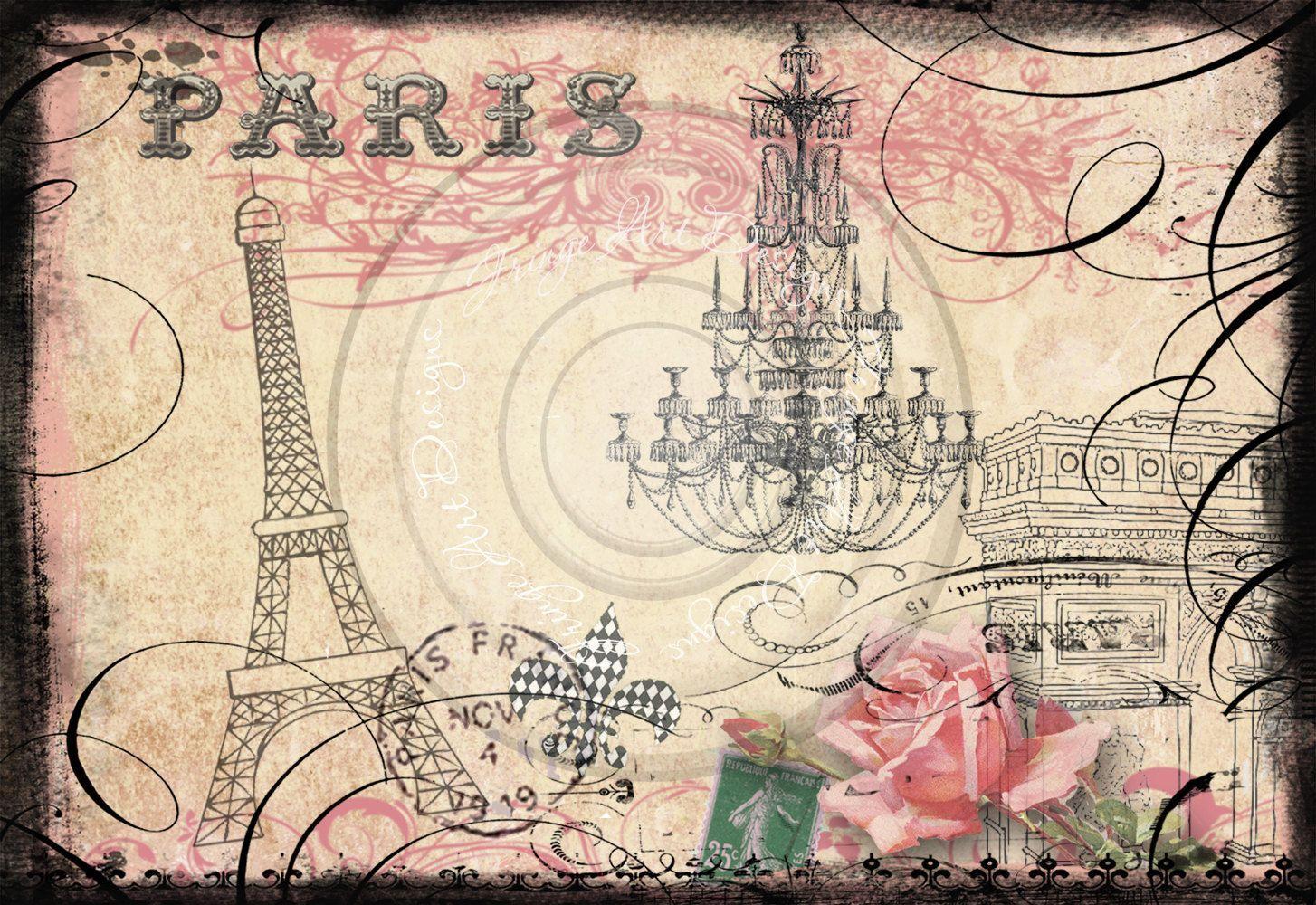 Vintage Paris Wallpaper At Donald Stoltenberg Blog