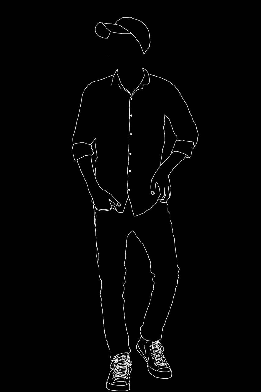 853x1280 Black Attitude Wallpaper