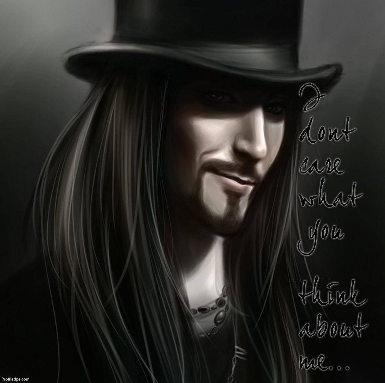1260x1254 Download Attitude Boy With Long Black Hair Wallpaper