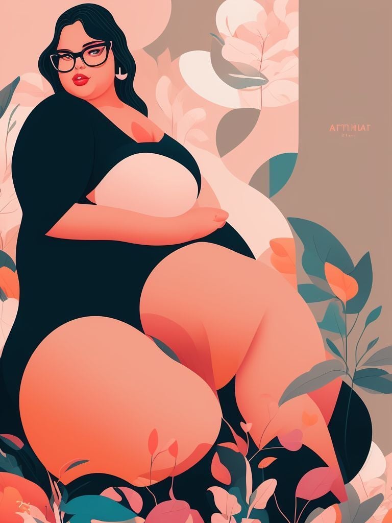 768x1024 Neat Gnu854: Beautiful Plus Size Woman With Large Thighs And Glasses