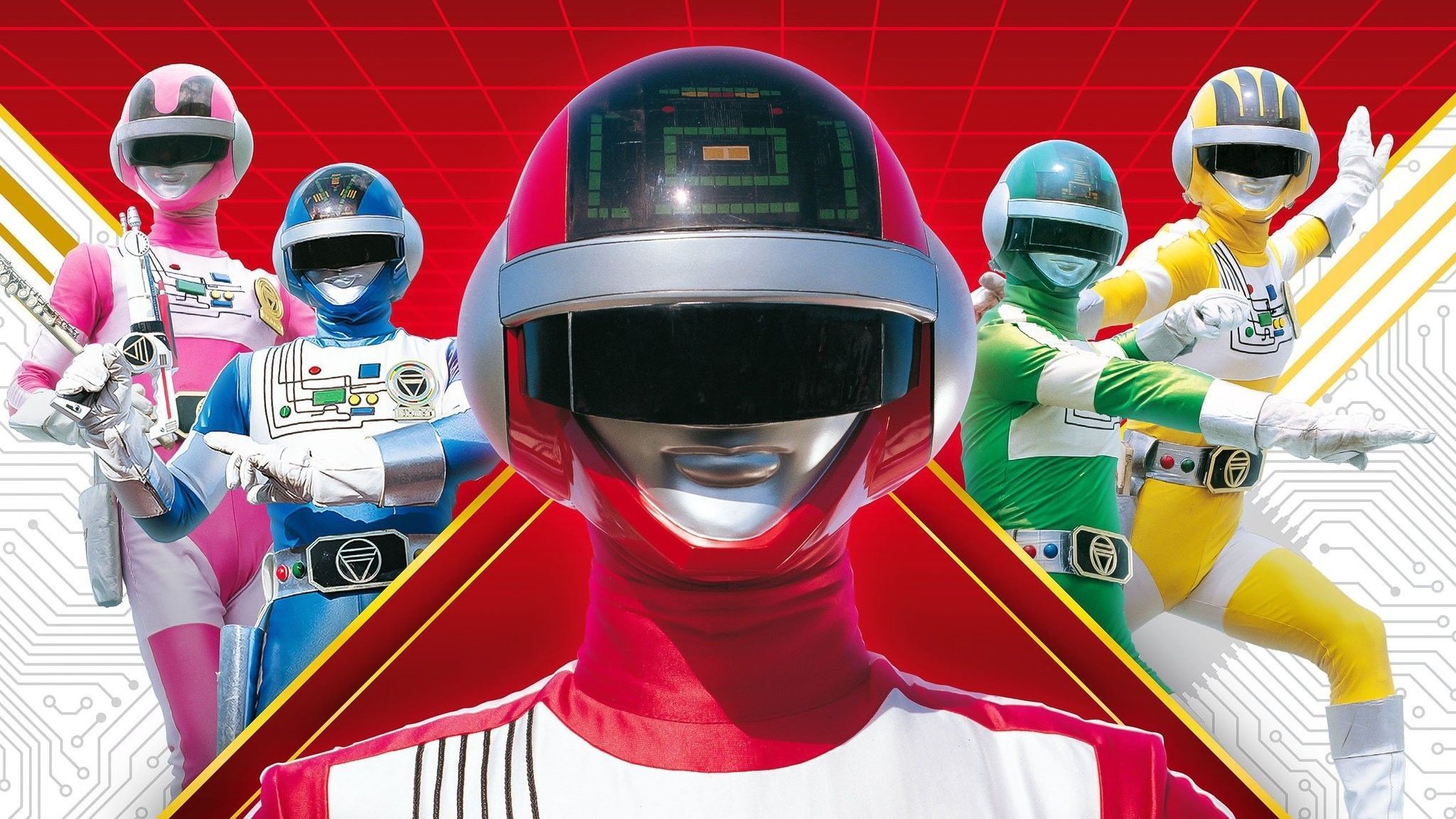2048x1152 Bioman. Power rangers, Ranger, Superhero