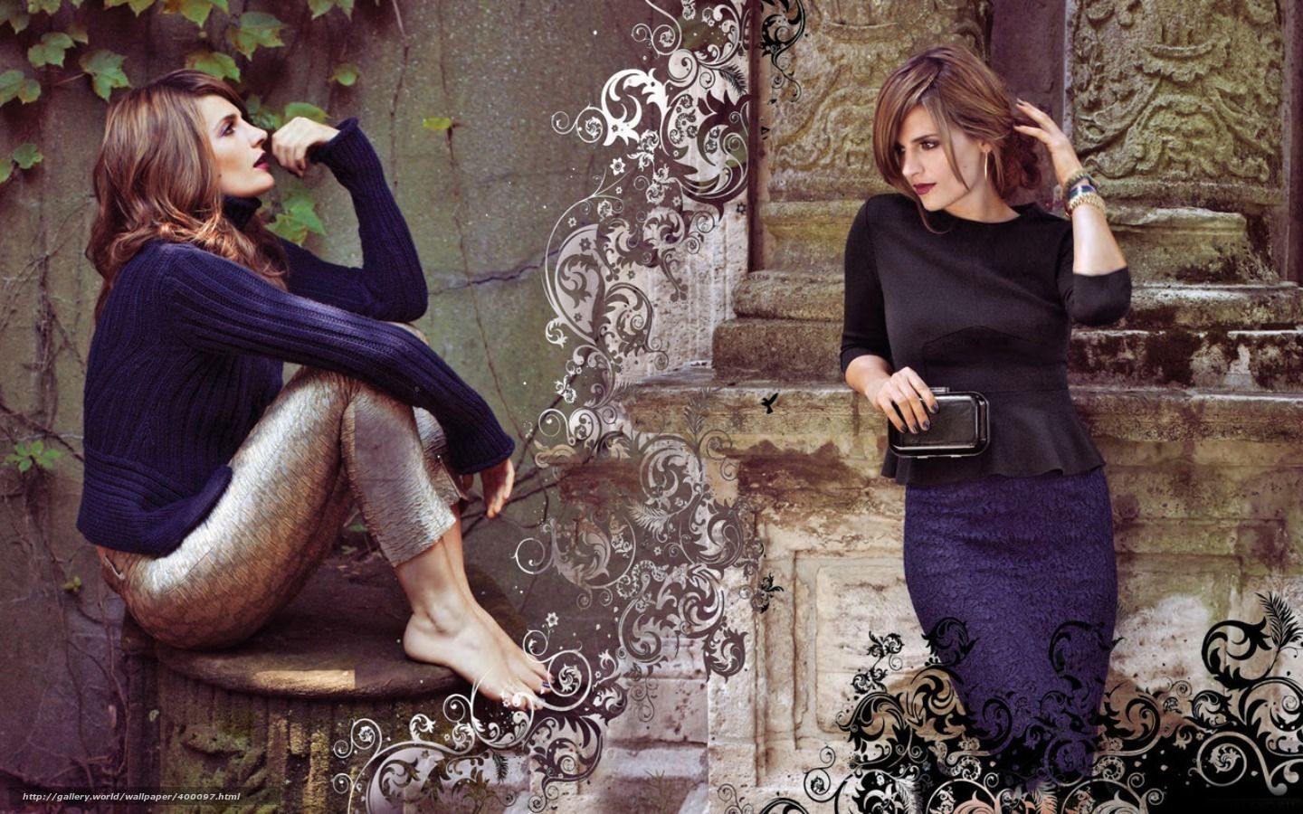 1440x900 Download wallpaper Stana Katic, stana katic, Castle, Kate Beckett free desktop wallpaper in the resolution 1440x900