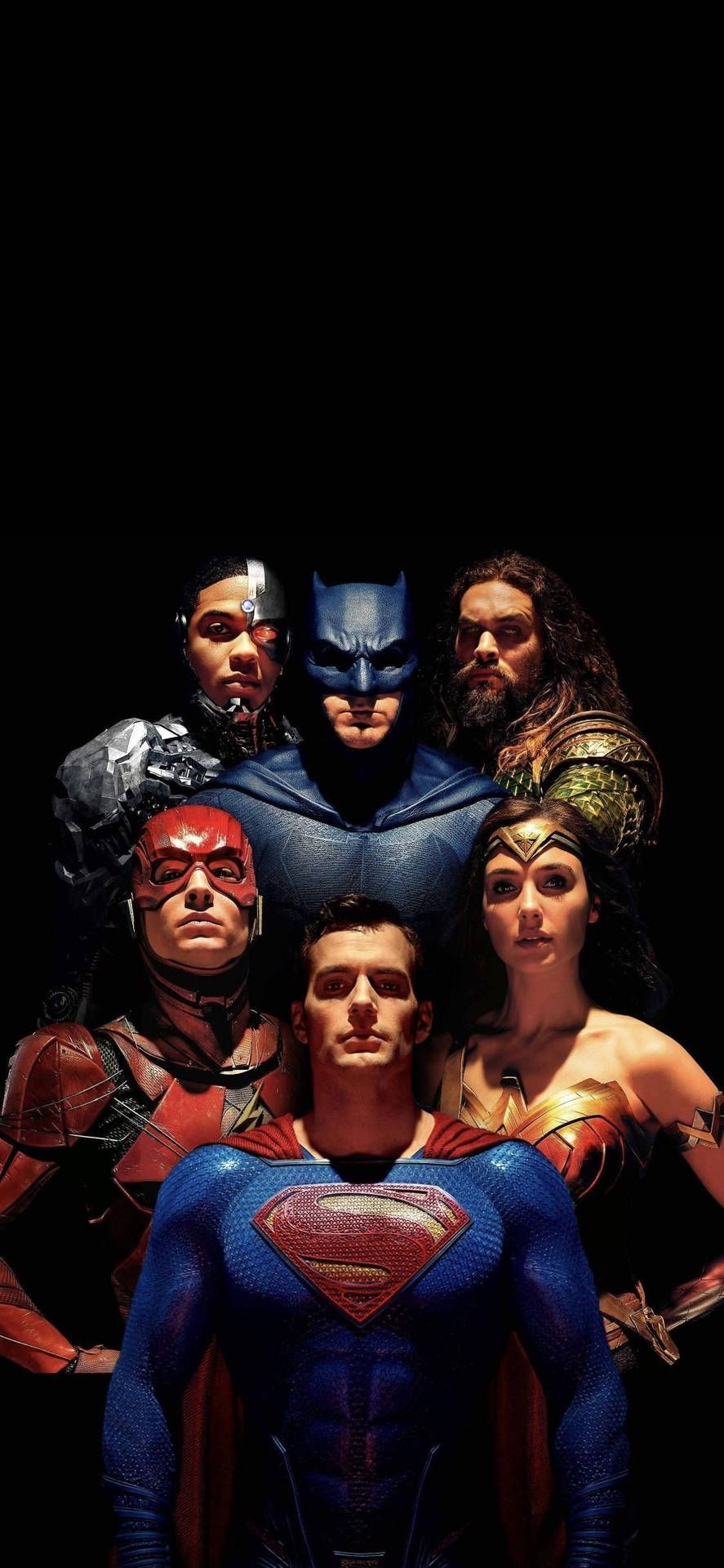 887x1920 Download Justice League Movie Characters Phone Wallpaper