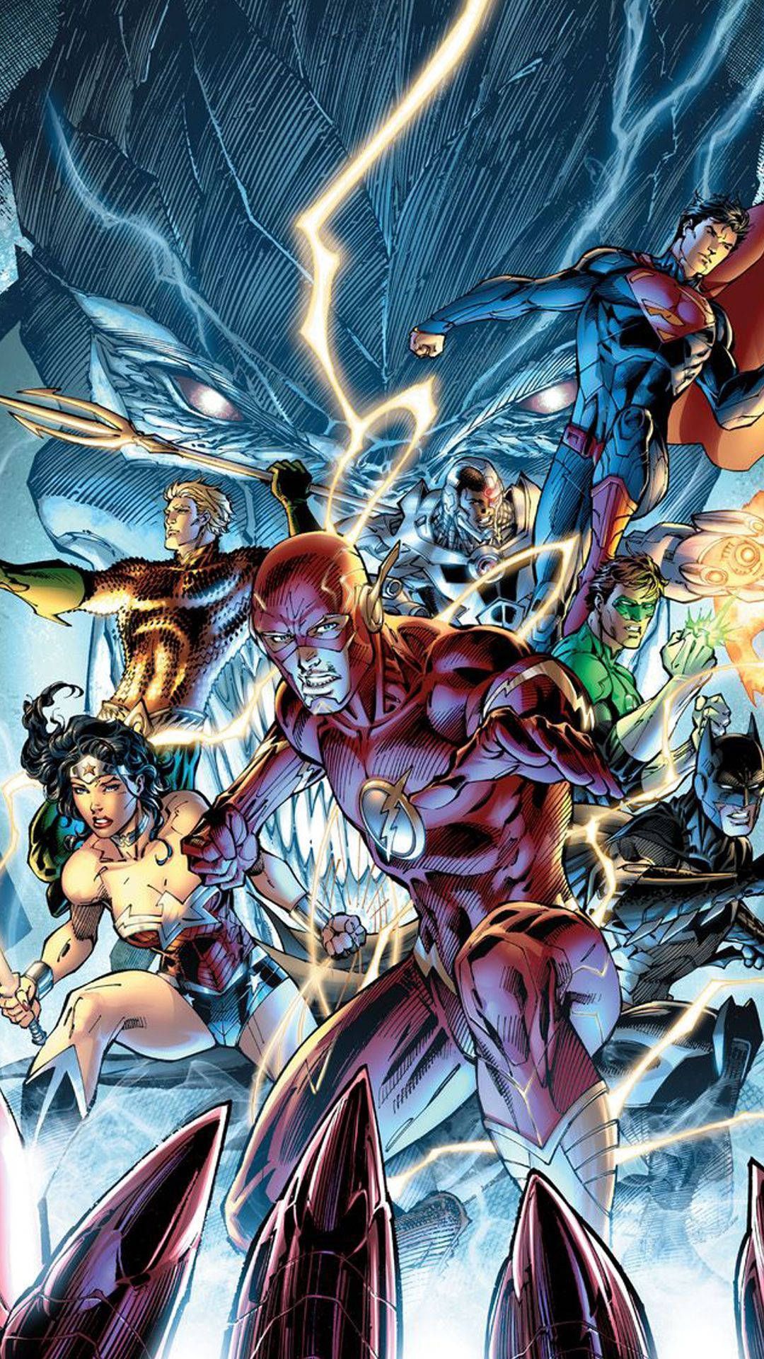 1080x1920 Download Justice League Comics Phone Wallpaper