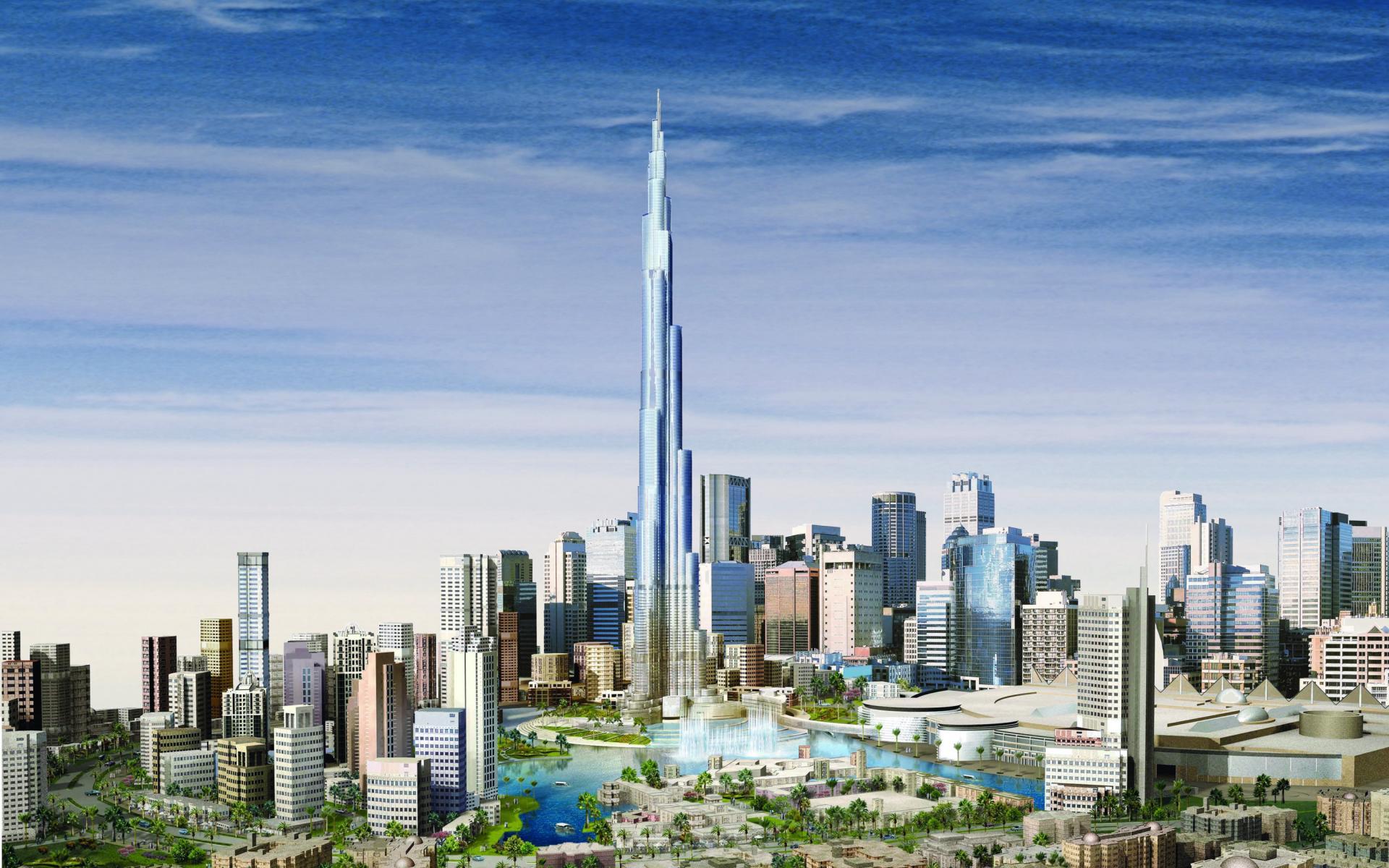 1920x1200 Dubai City Wallpaper