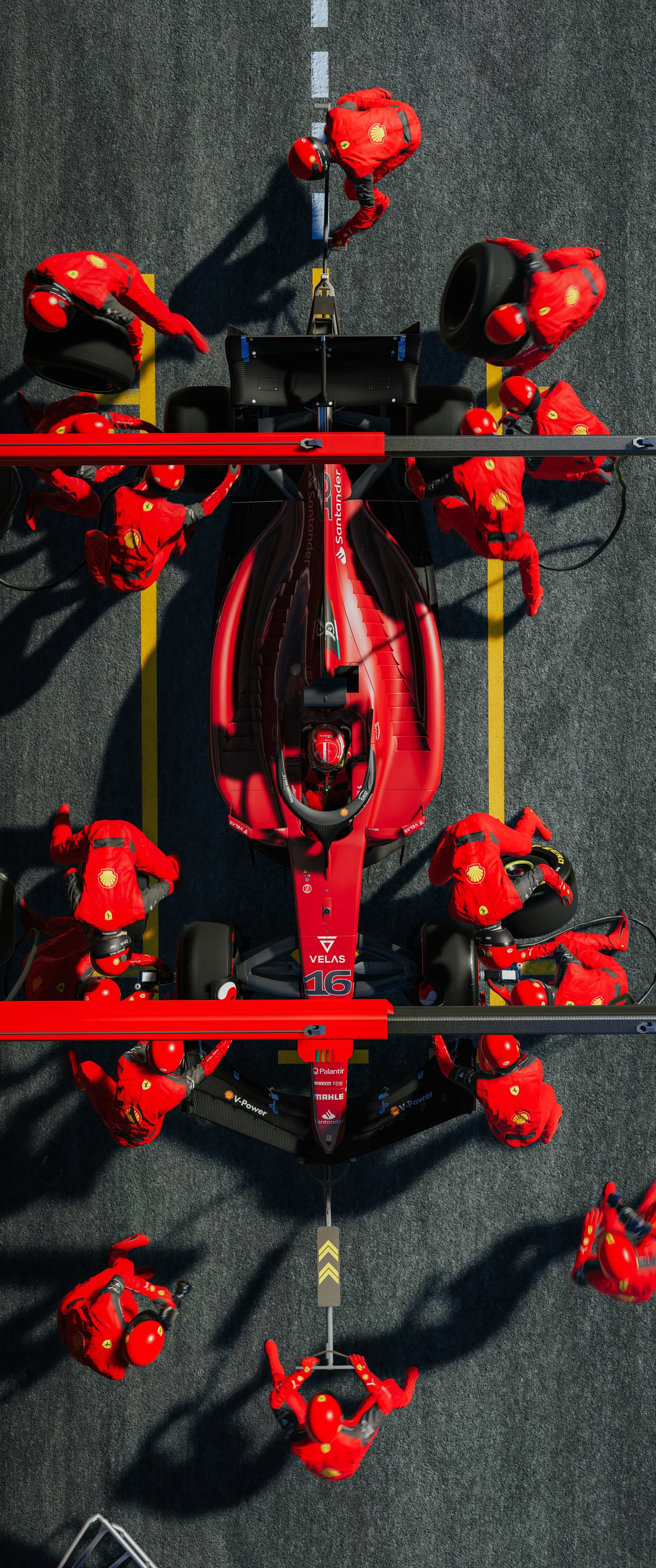 2966x7085 Pit stop wallpaper