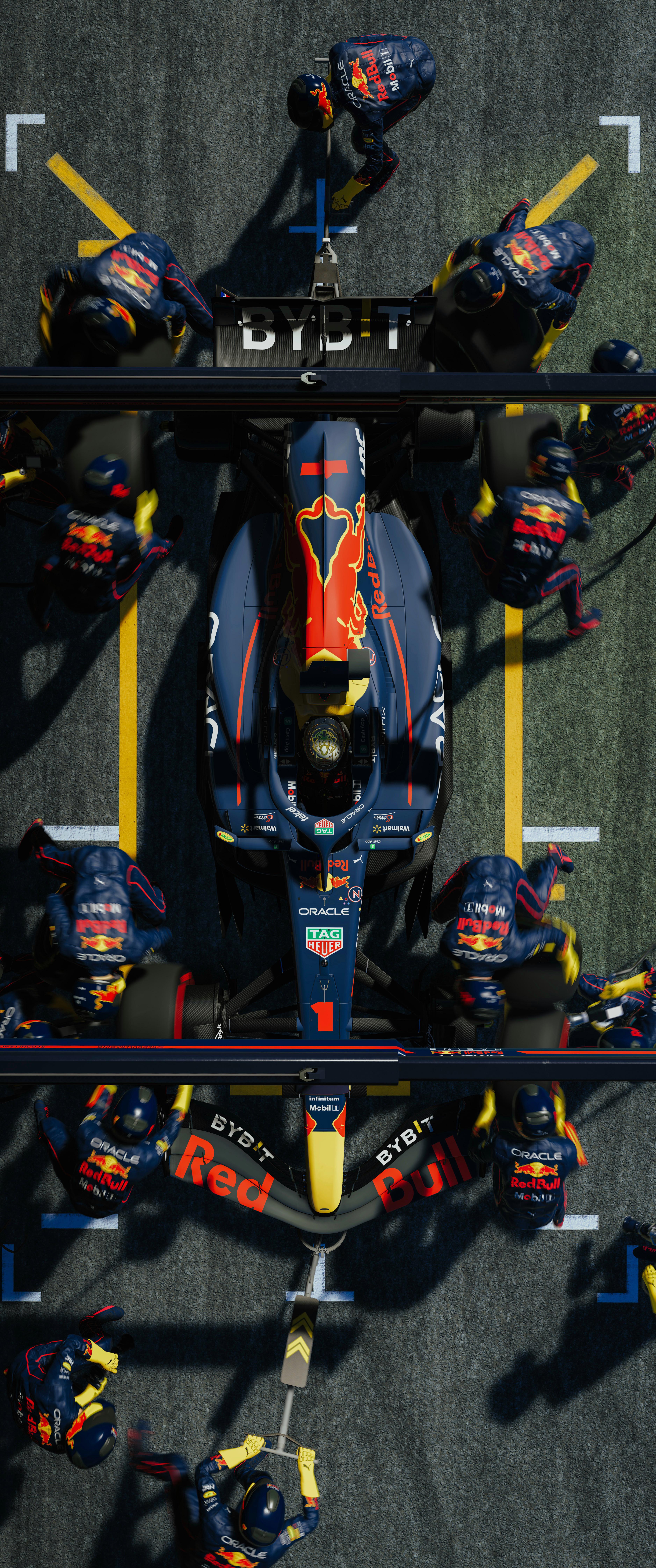 3755x8971 Pit stop wallpaper