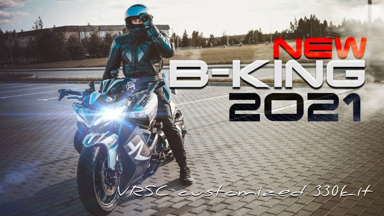 1280x720 NEW!! Suzuki B King 2021 Riding. Suzuki GSX 1340. VRSC Upgrade. B King Custom. Suzuki 330 Kit