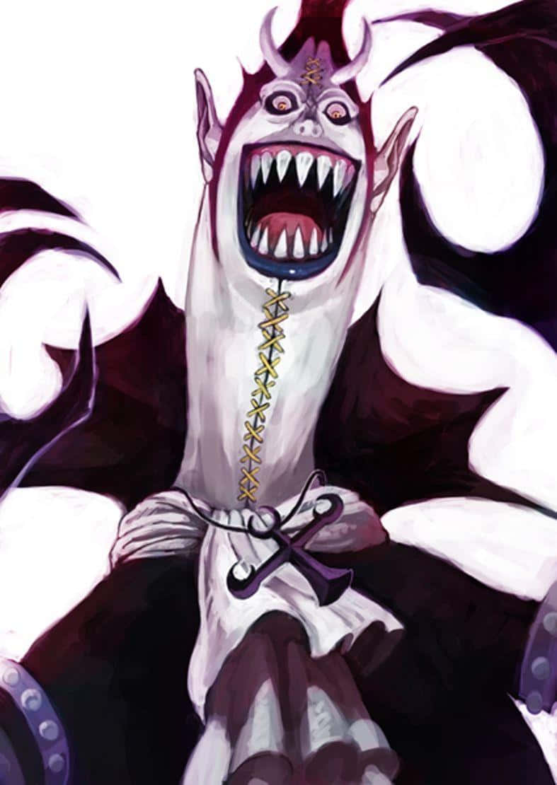 787x1110 Download The menacing power of Gecko Moria, former Shichibukai of the One Piece Universe Wallpaper