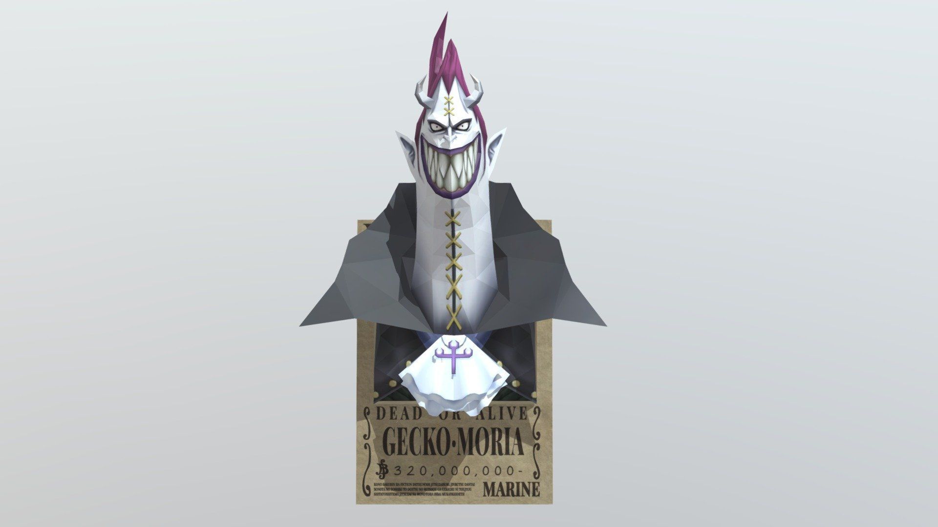 1920x1080 Wanted Gecko Moria Piece model by Craft Tama [6638e7f]