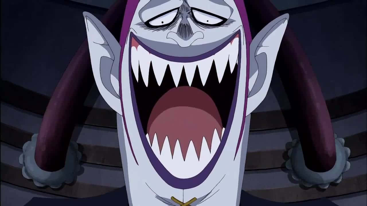 1280x720 Download Formidable Gecko Moria Piece Villain Wallpaper