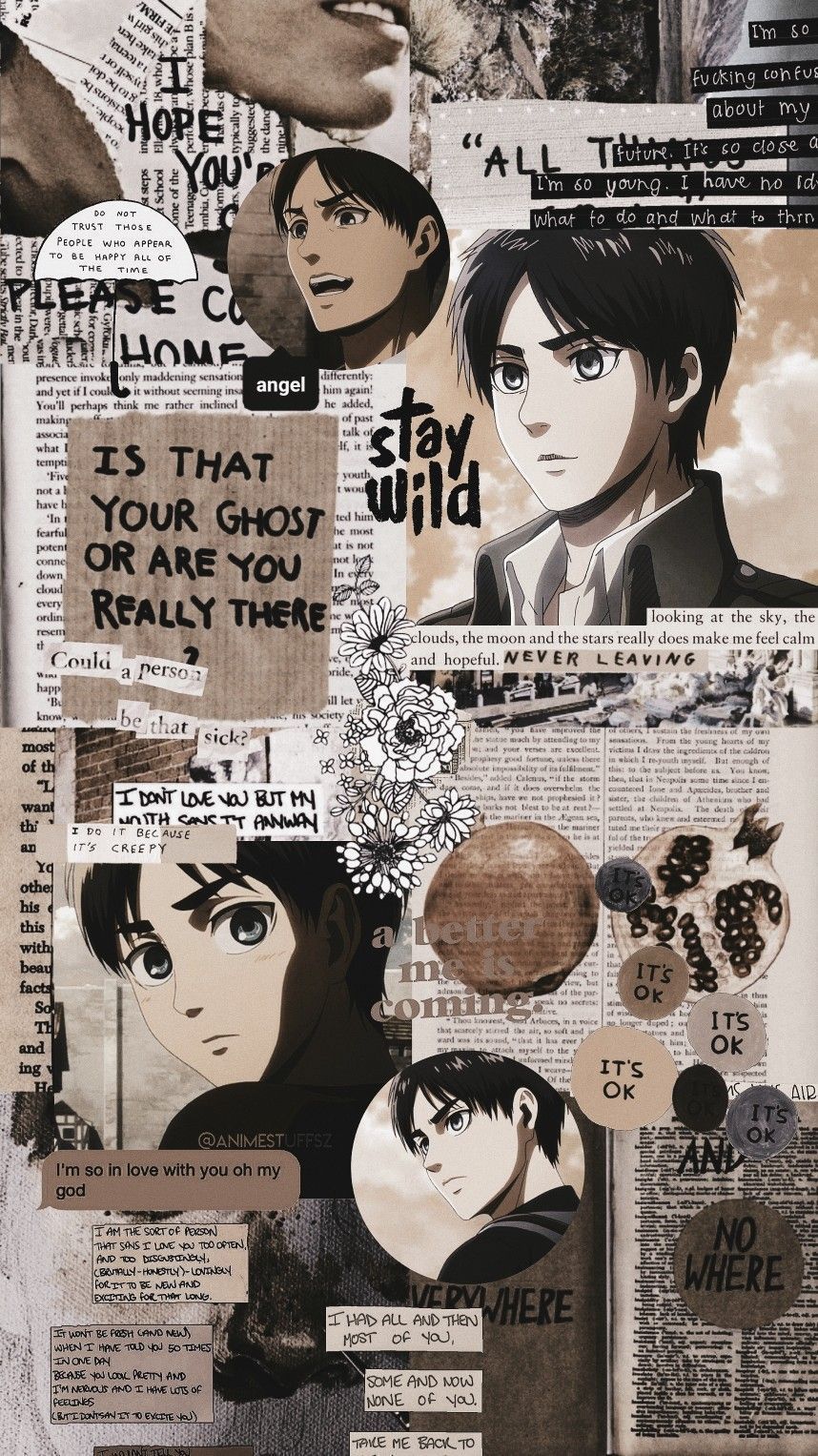 858x1527 Eren Aesthetic Wallpaper