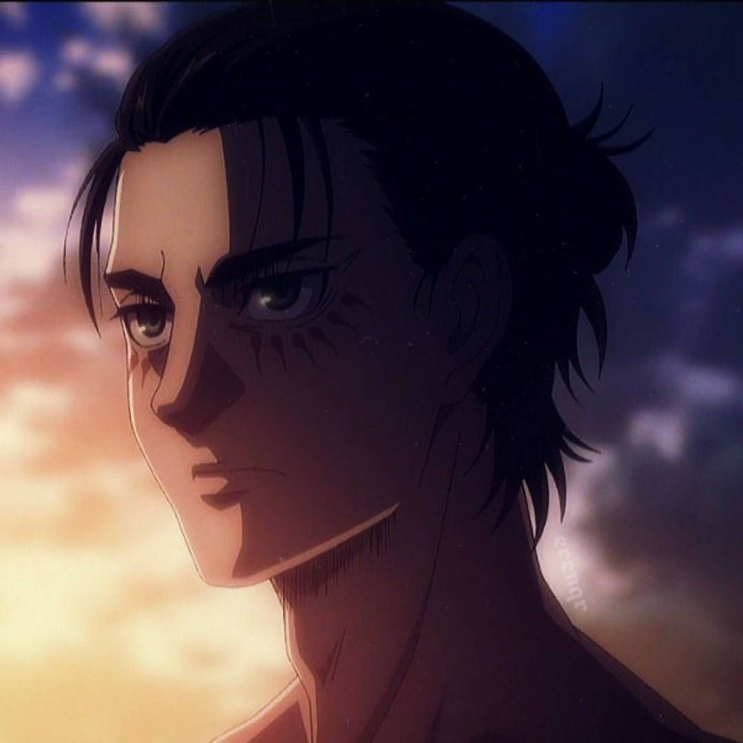 1080x1080 Download Aesthetic Anime Boy Icon Eren Yeager Wallpaper