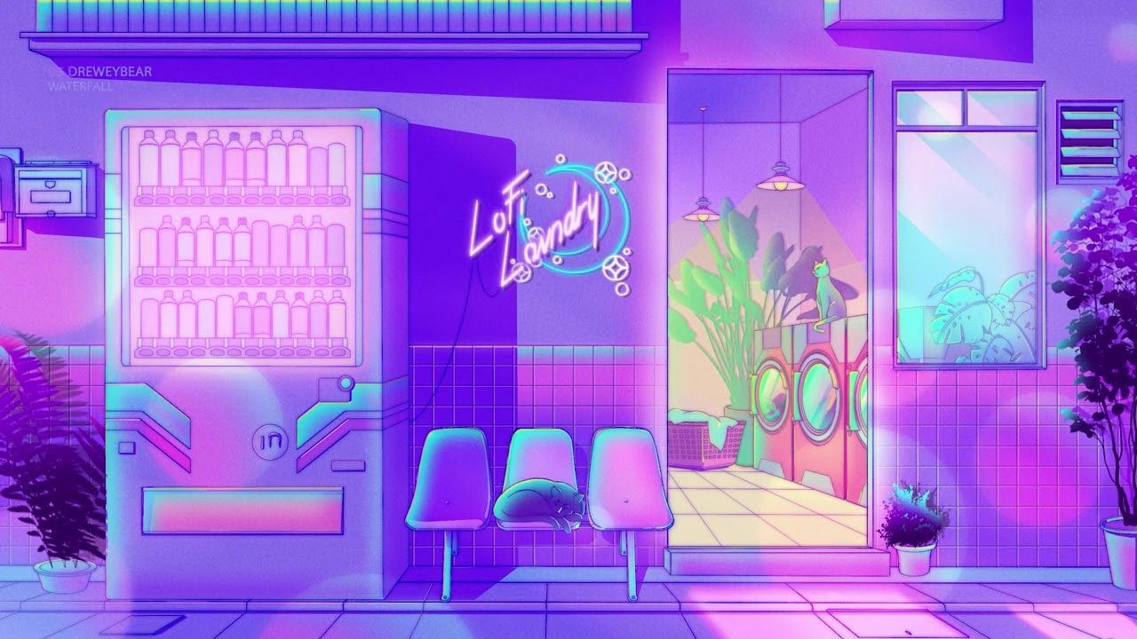 1280x720 Lofi Cafe Wallpaper