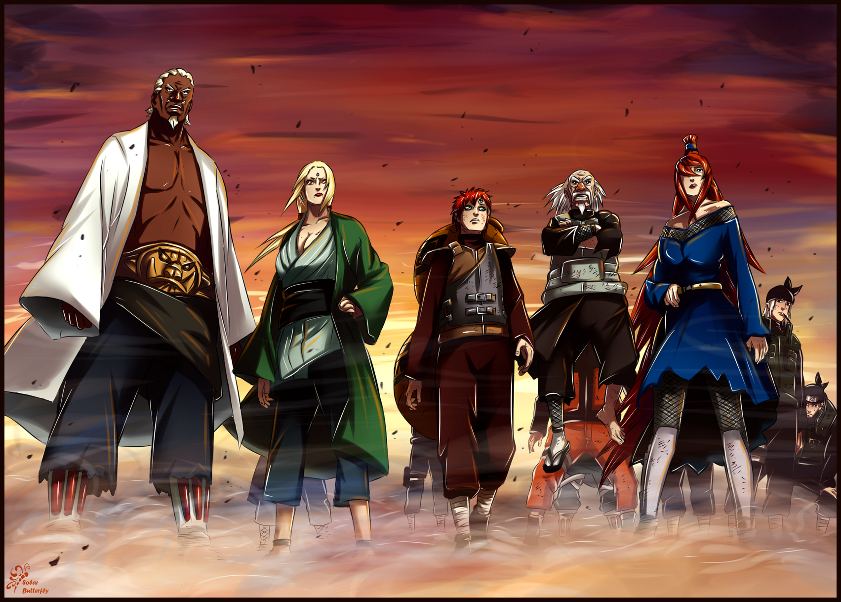 1703x1218 Five Kage Wallpaper