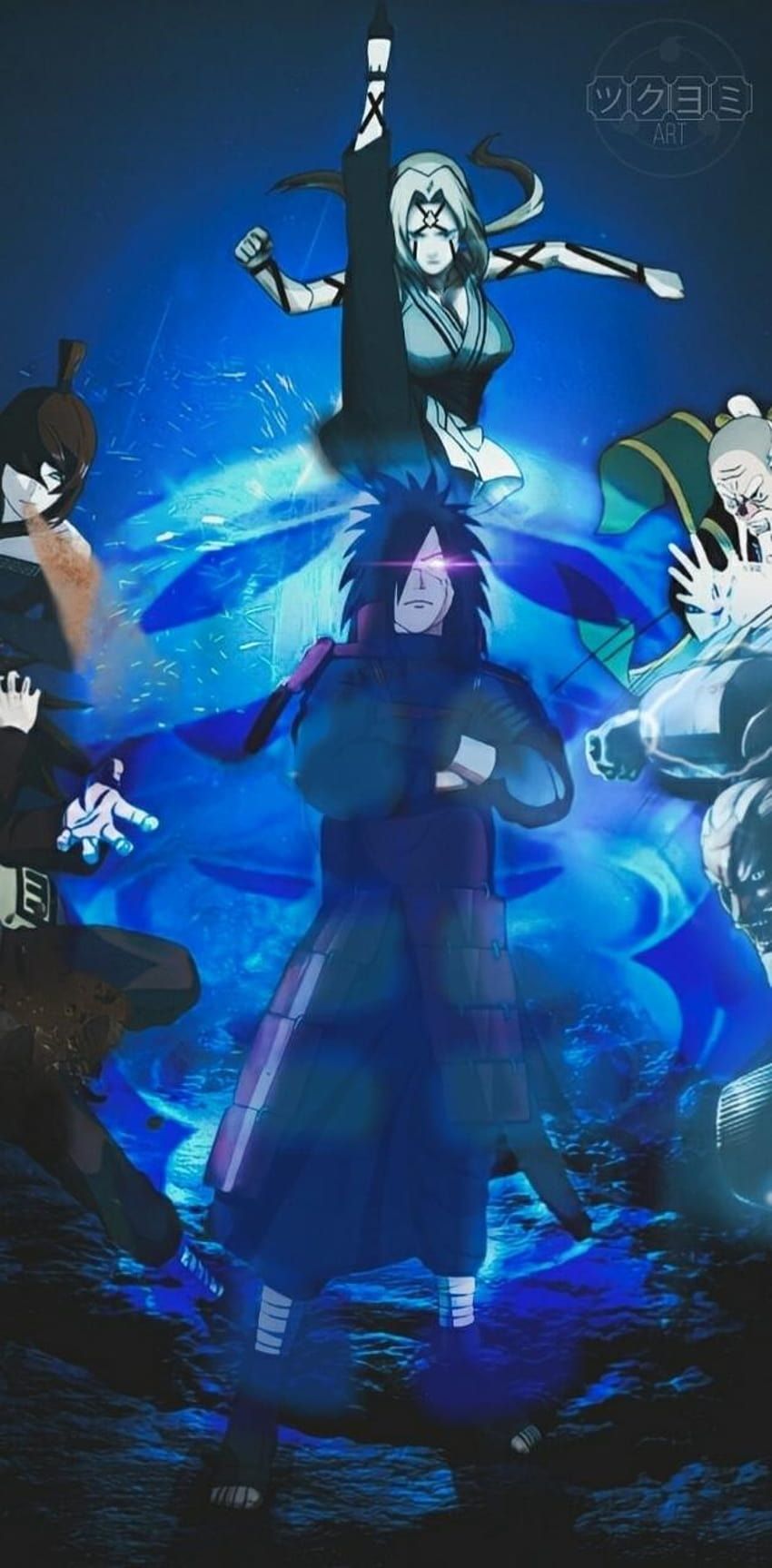 850x1727 Five kages HD wallpaper