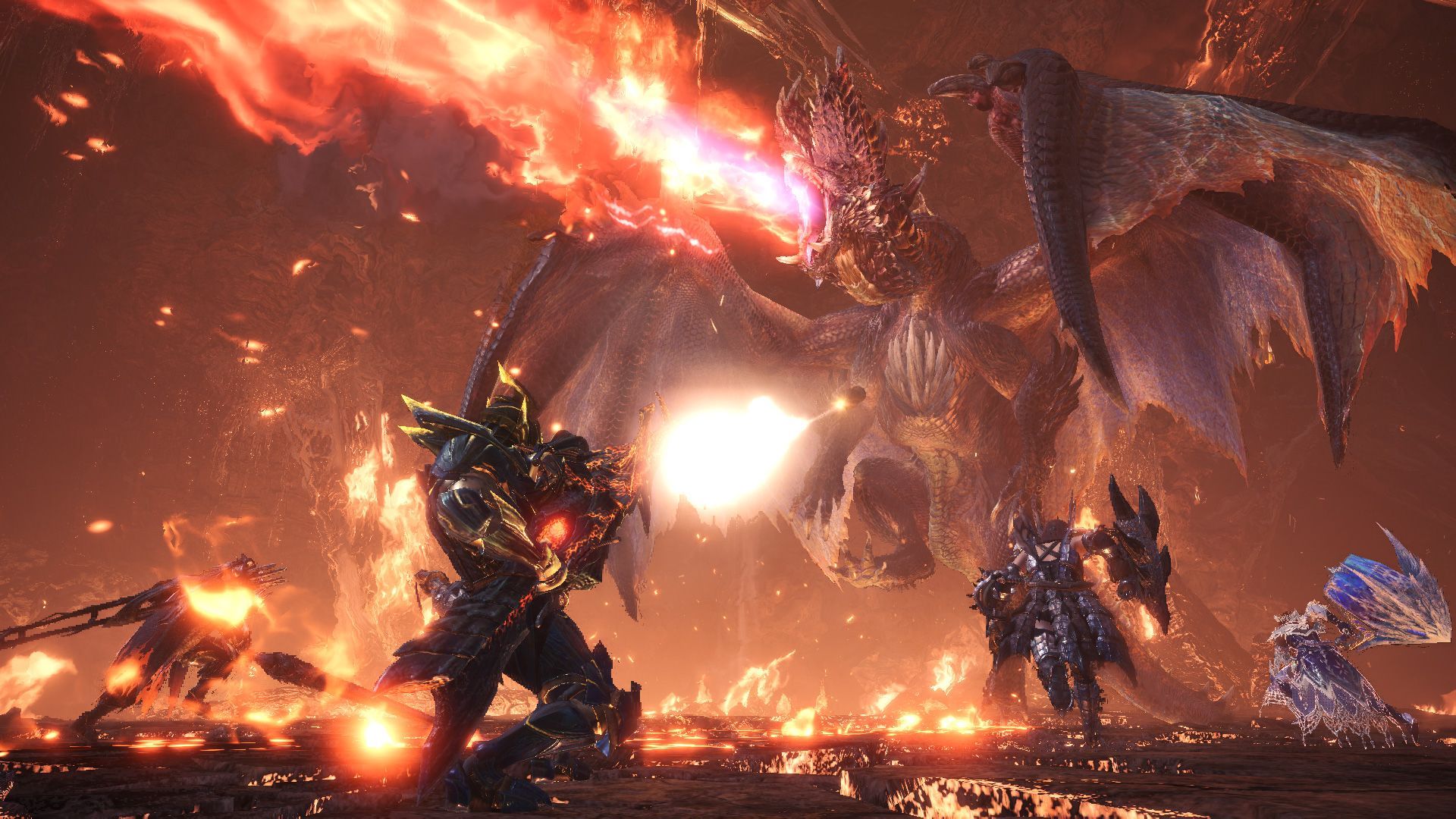 1920x1080 Monster Hunter on X: The Symbol of Destruction is here. team up and face the legendary Alatreon in #Iceborne!