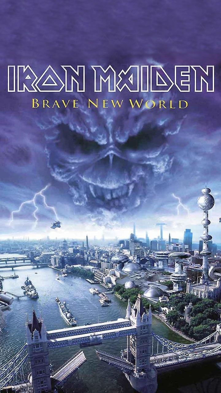 720x1280 Brave New World. Rock poster, Bandas de rock, Capas de álbuns de rock