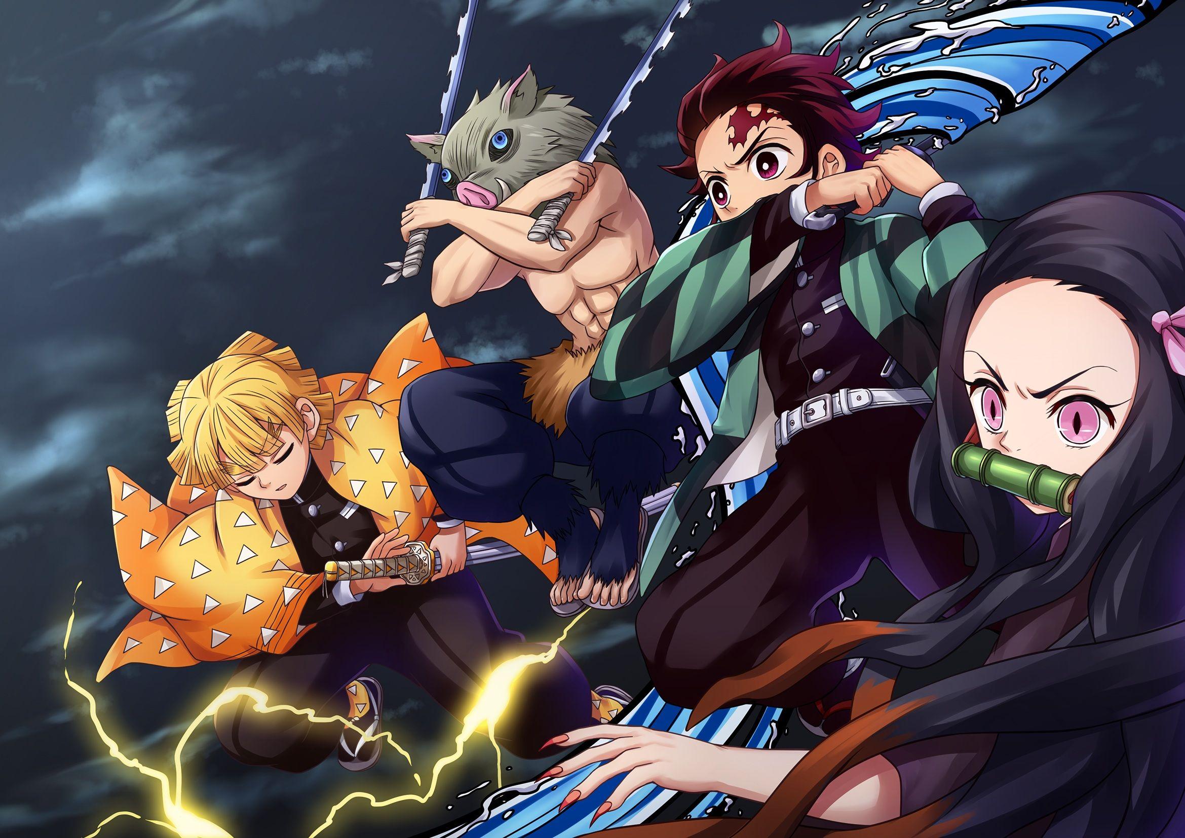 40 Gambar Kimetsu No Yaiba Wallpaper Hd Pc terbaru 2020