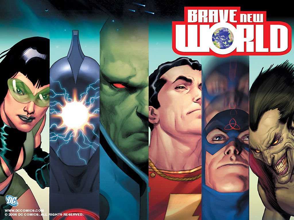 1024x768 DCU: BRAVE NEW WORLD wallpaper Art Community GALLERY OF COMIC ART