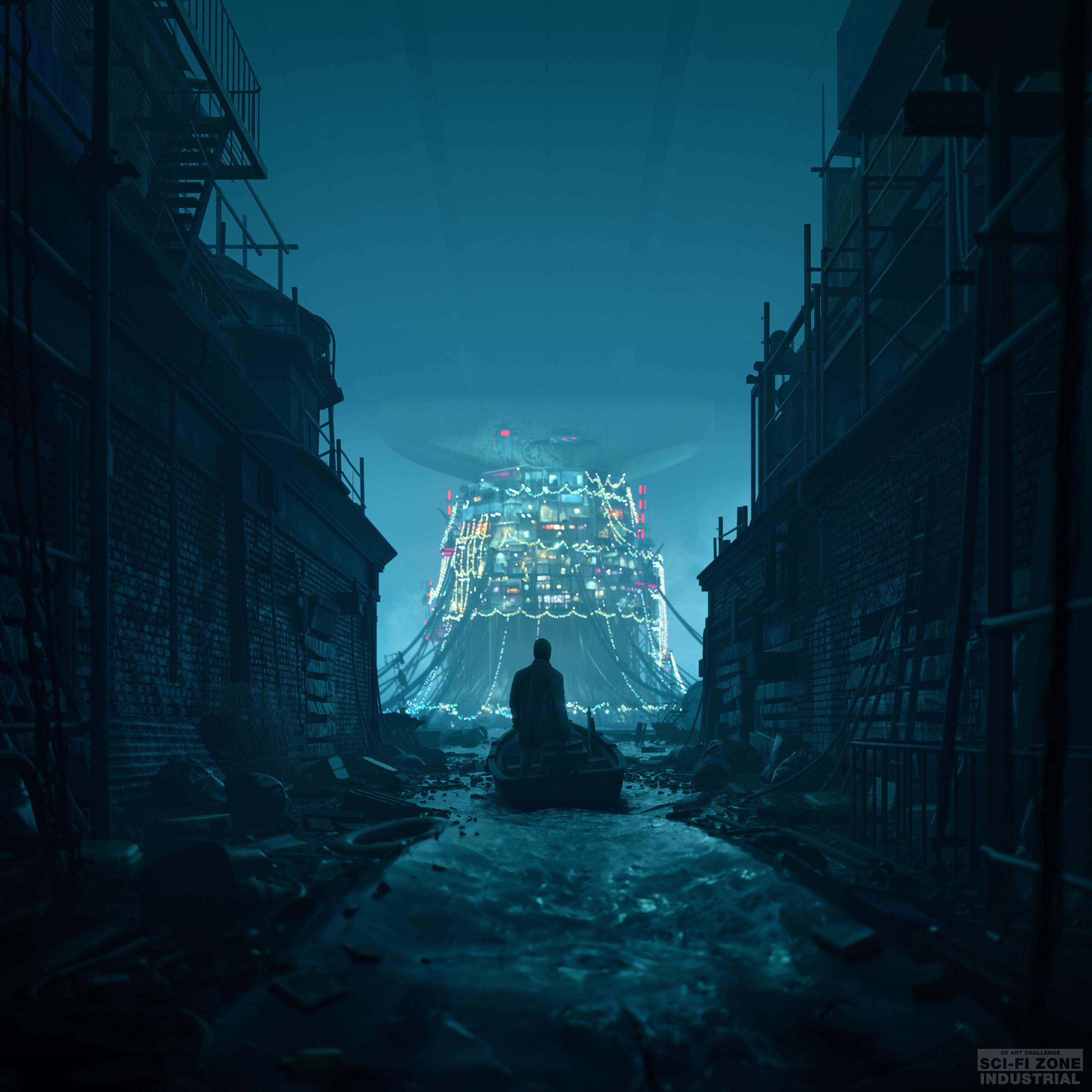4000x4000 Brave New World 3D Jakub Sobiczewski