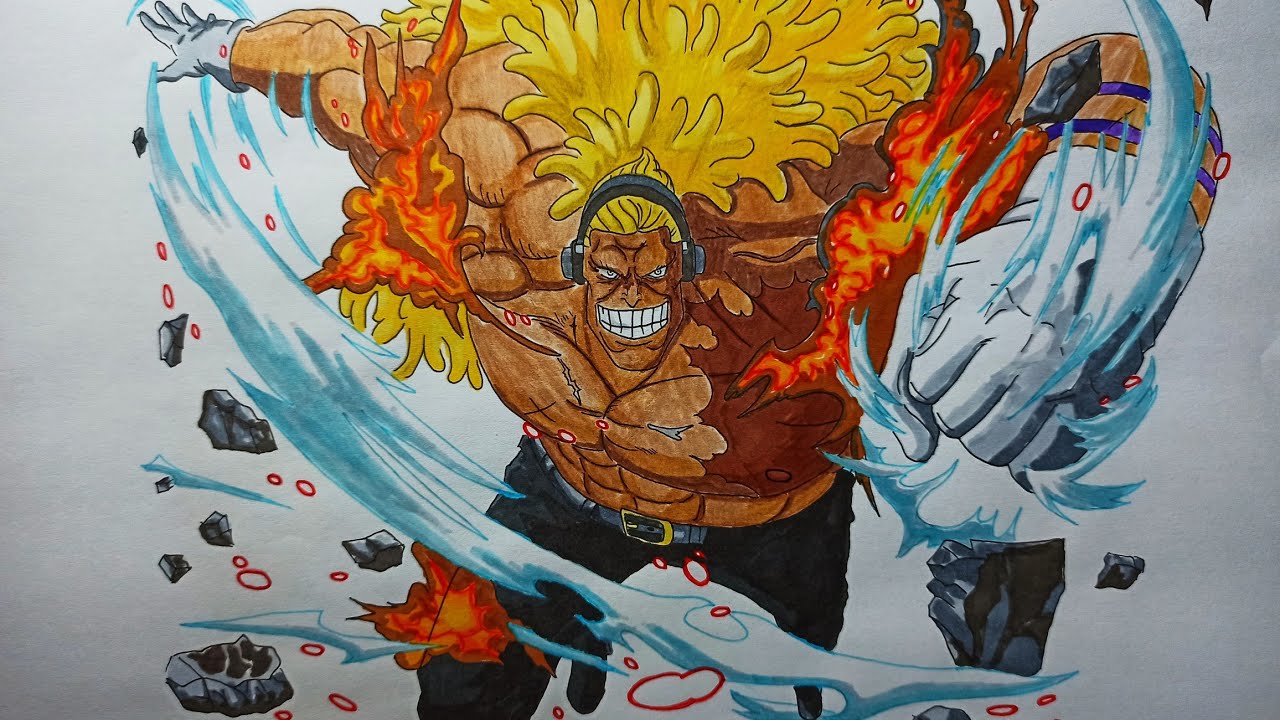 1280x720 Drawing Douglas Bullet from One Piece Stampede