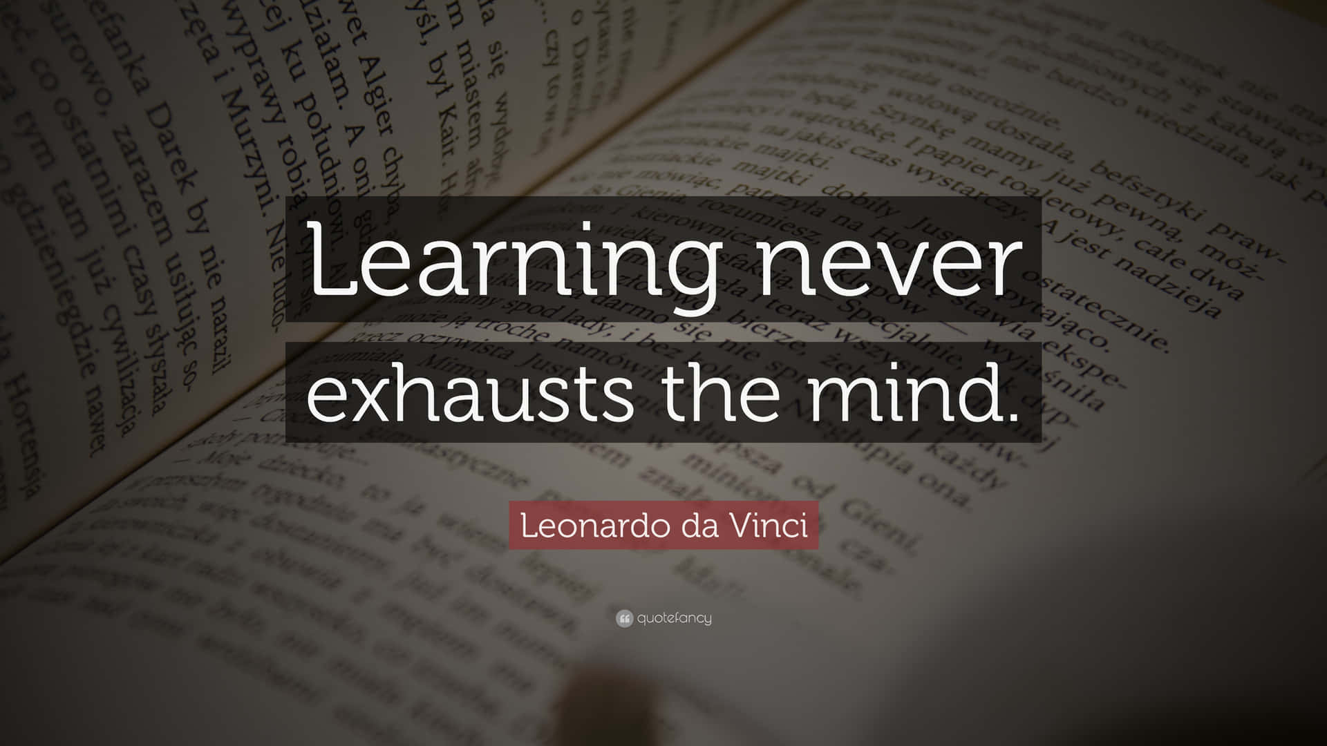 1920x1080 Download Learning Never Exhausts The Educated Mind Wallpaper