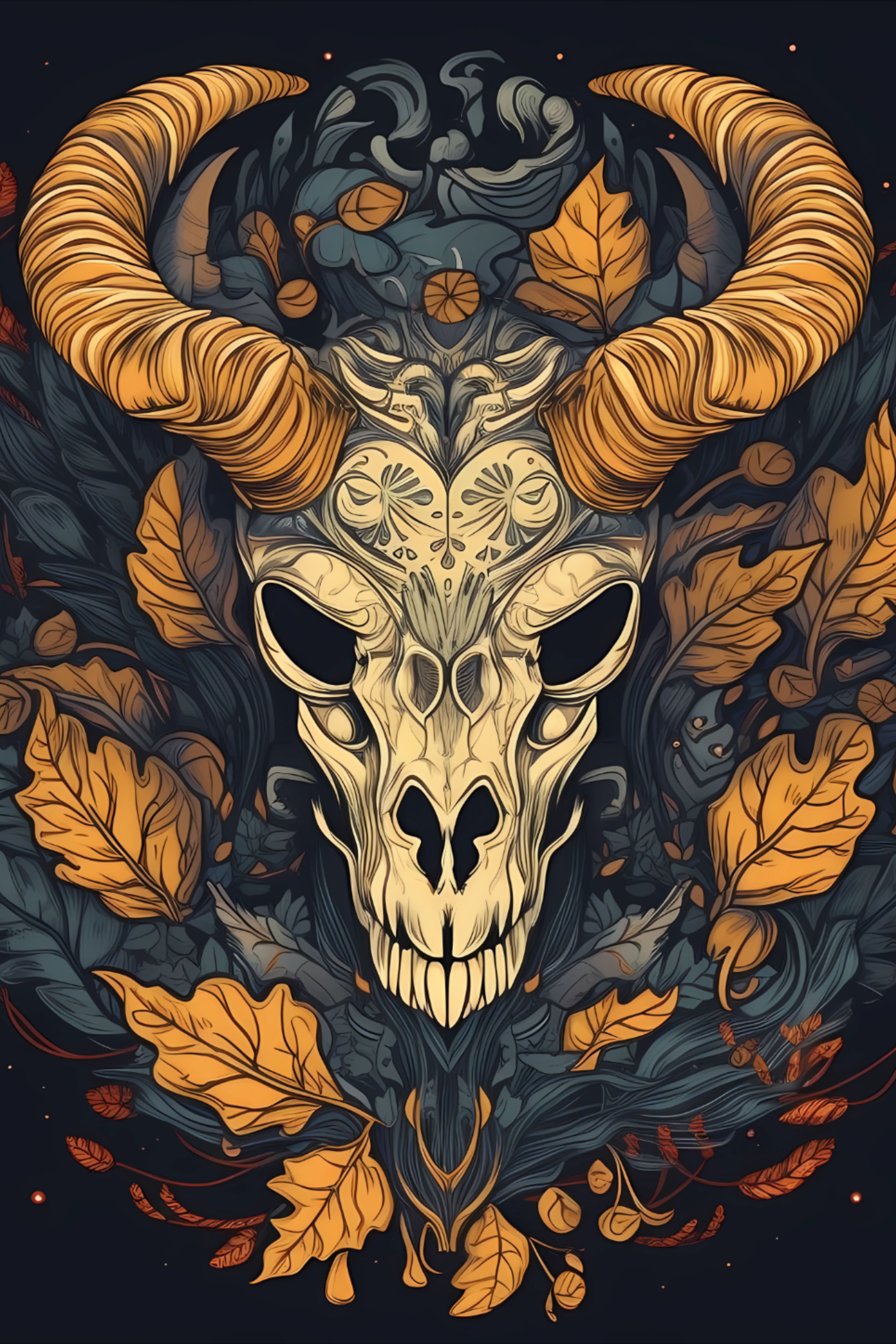 Goat Skull Wallpapers - Top Free Goat Skull Backgrounds - WallpaperAccess