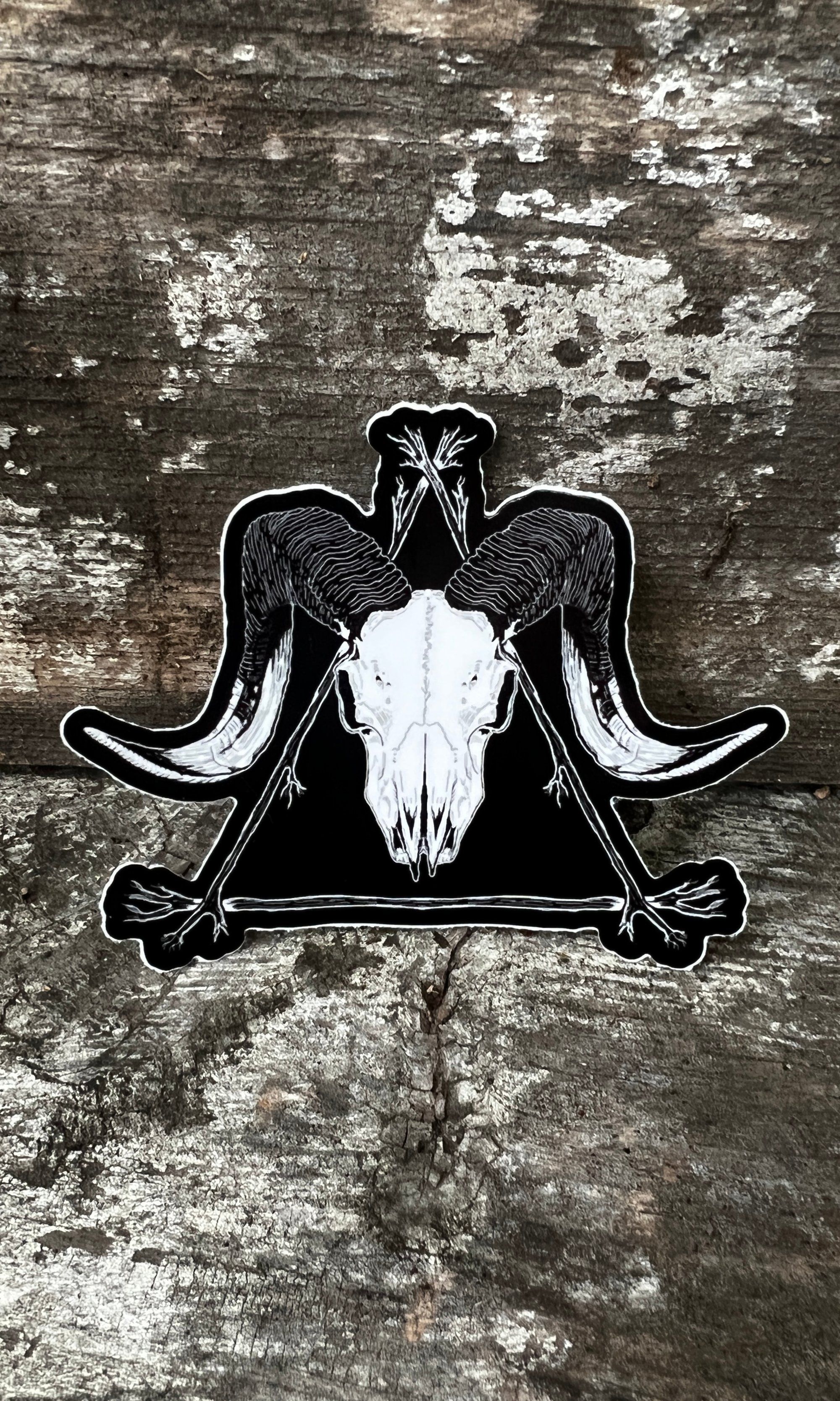 2000x3333 RAM SKULL VINYL STICKER
